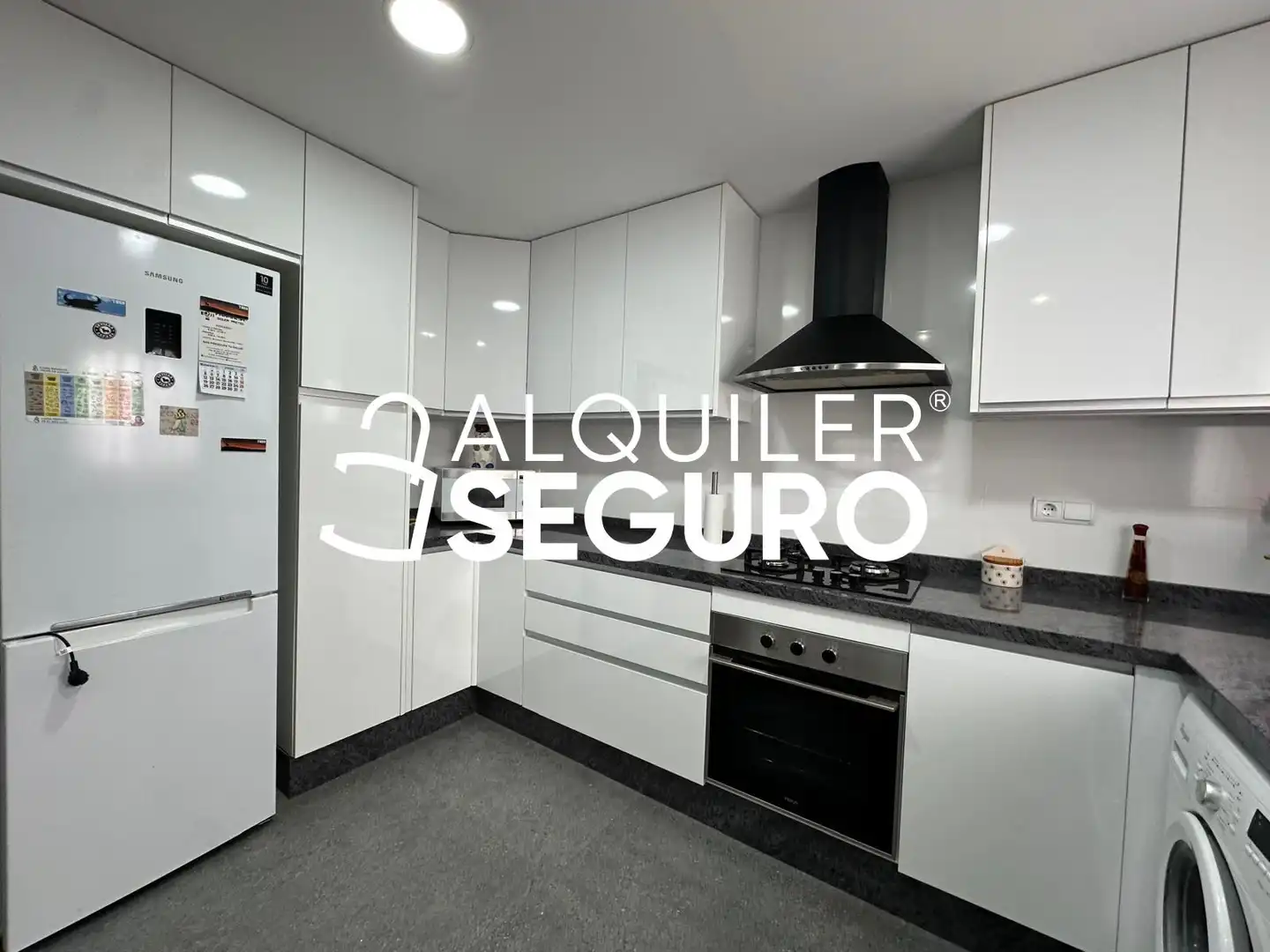 Kitchen of Flat for rent in Chiva  with Air Conditioner, Terrace and Furnished
