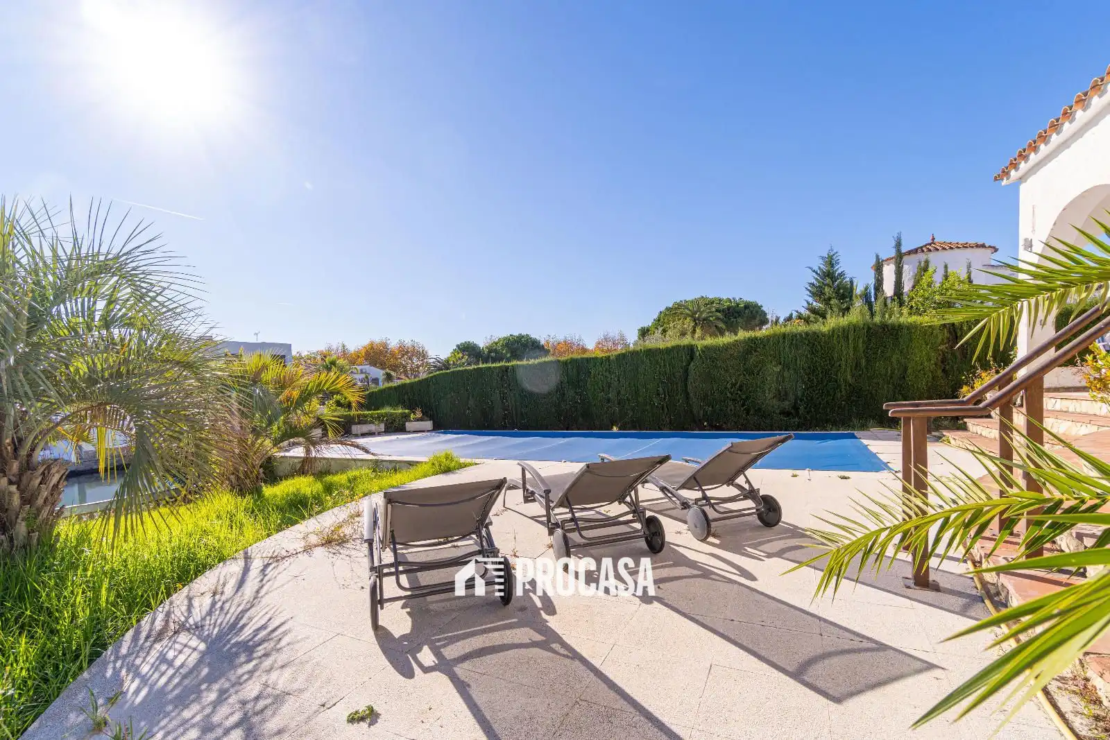 Jardí de Casa o xalet en venda en Empuriabrava amb Aire condicionat, Calefacció i Traster