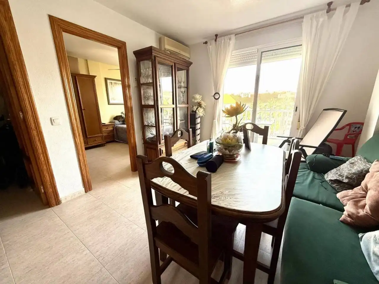 Menjador de Apartament en venda en El Ejido amb Aire condicionat i Terrassa