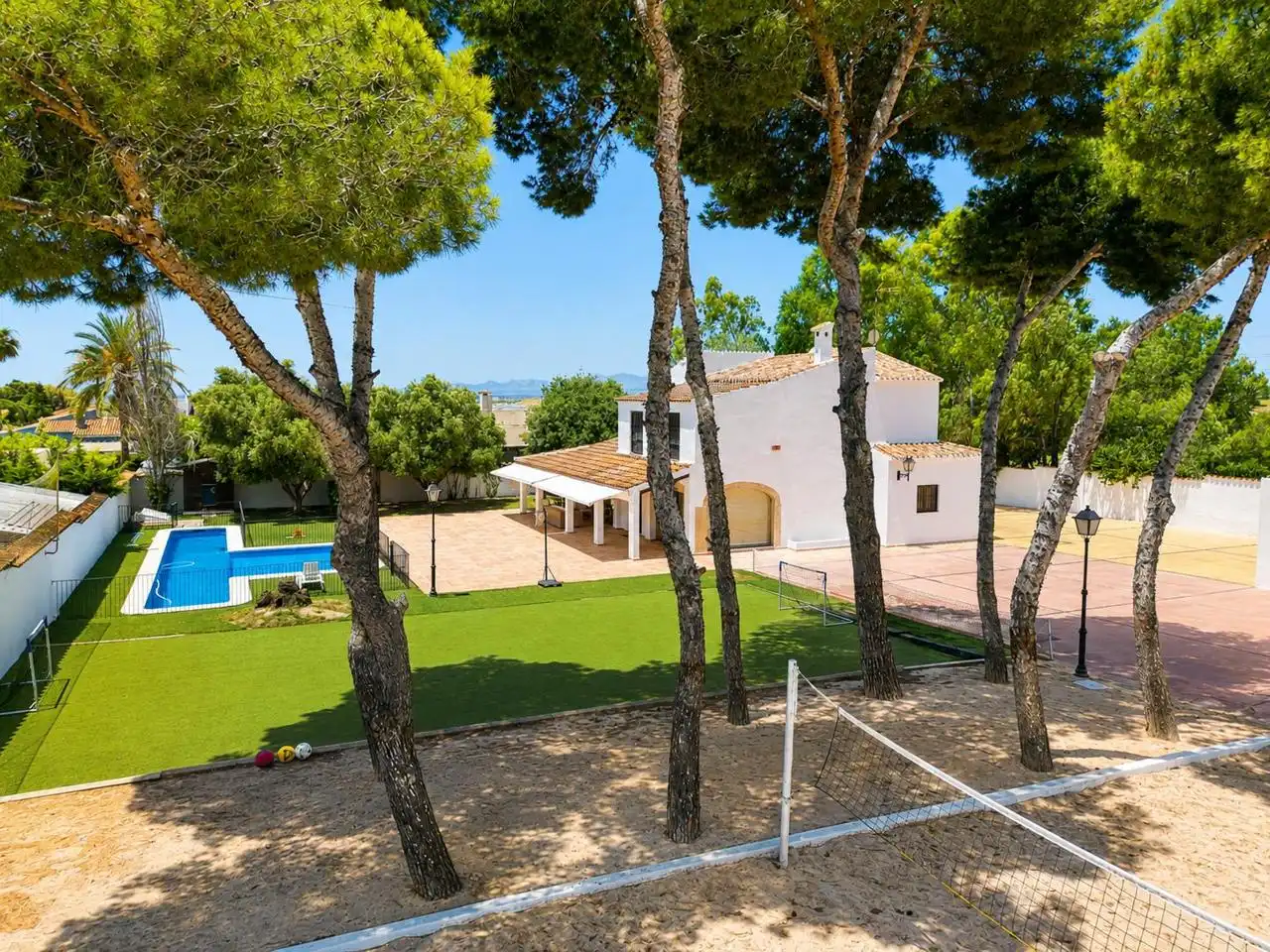 Jardín de Casa o chalet en venta en Santa Pola con Calefacción, Jardín privado y Parquet