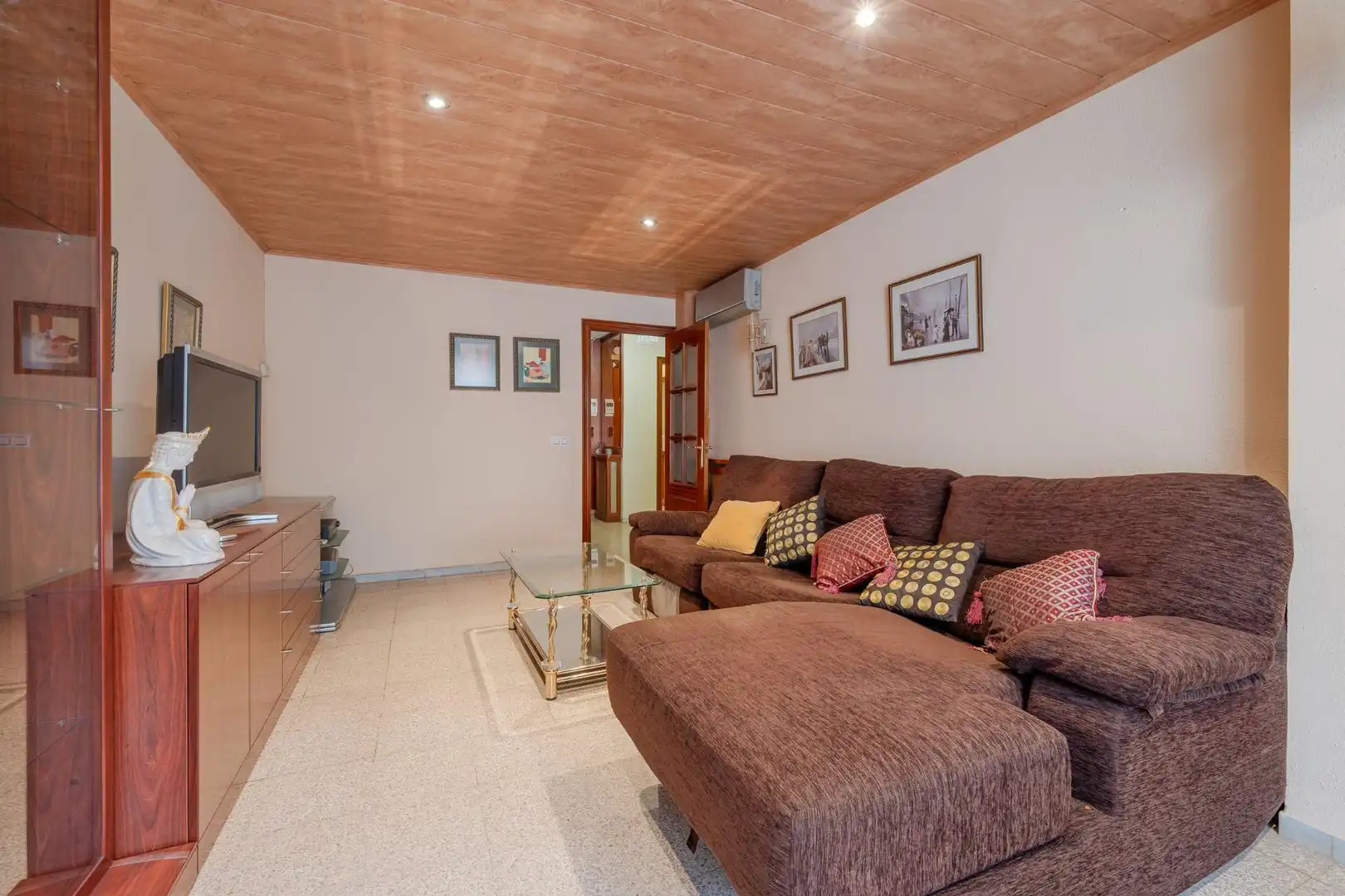 Sala d'estar de Pis en venda en Girona amb Aire condicionat, Calefacció i Traster