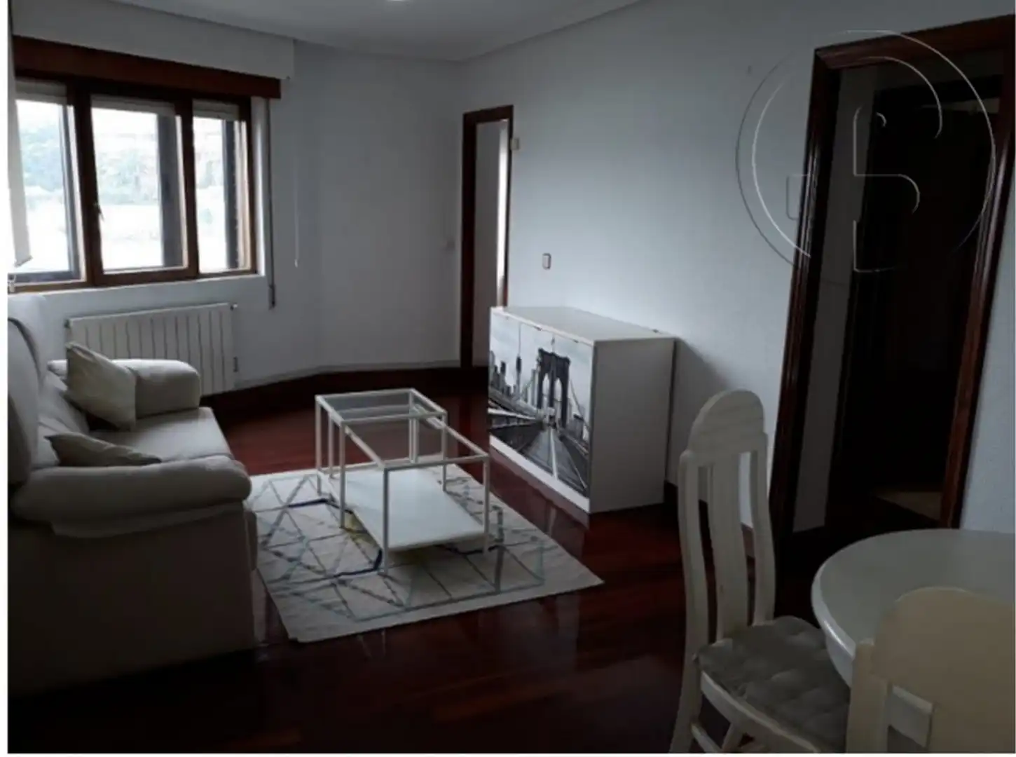 Wohnzimmer von Wohnung zur Miete in Santander mit Heizung, Parkett und Möbliert