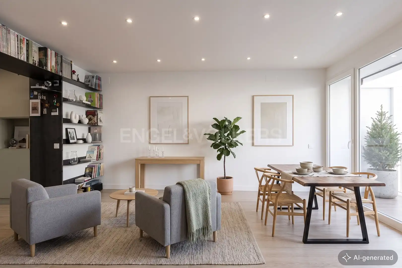 Living room of Flat for sale in Barcelona  with Air Conditioner, Heating and Parquet flooring