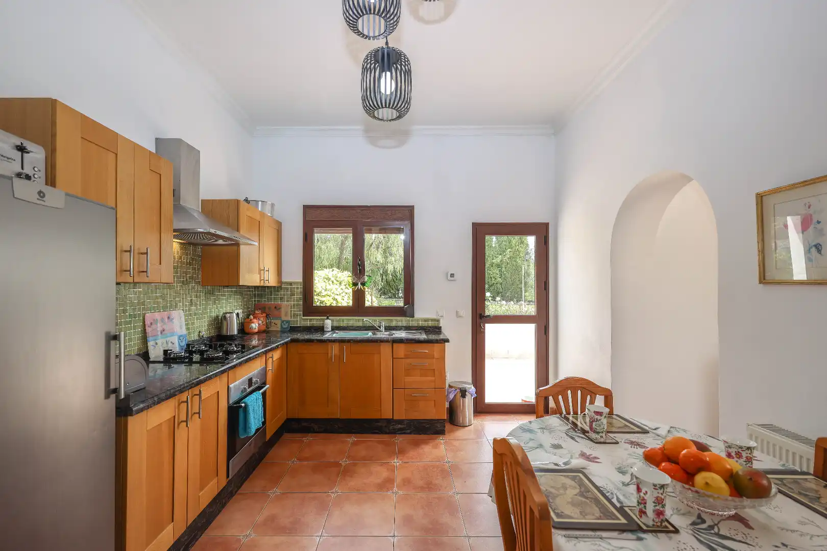 Cocina de Casa o chalet en venta en Casarabonela con Aire acondicionado, Jardín privado y Piscina