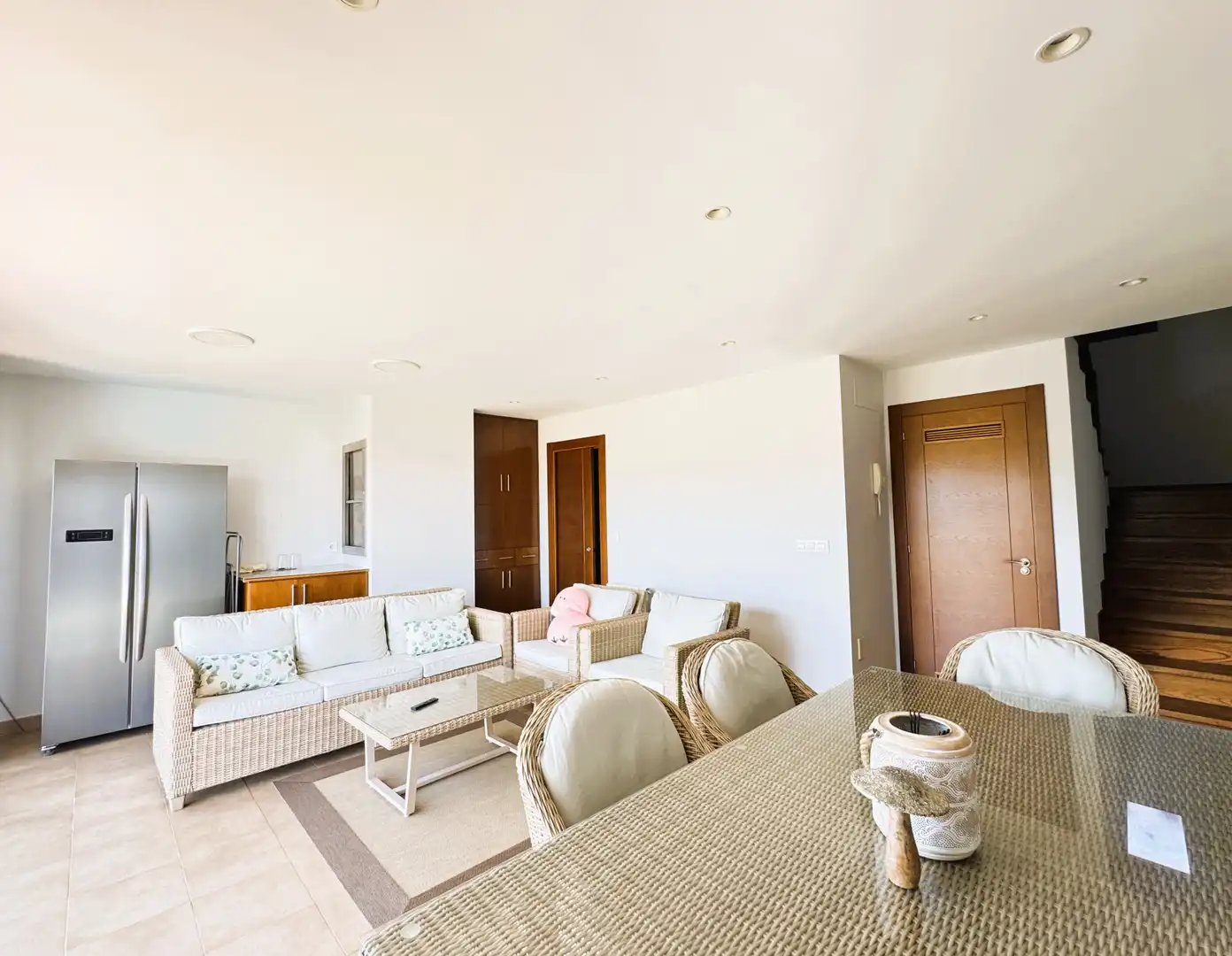 Sala d'estar de Casa o xalet en venda en Avilés amb Calefacció, Jardí privat i Parquet