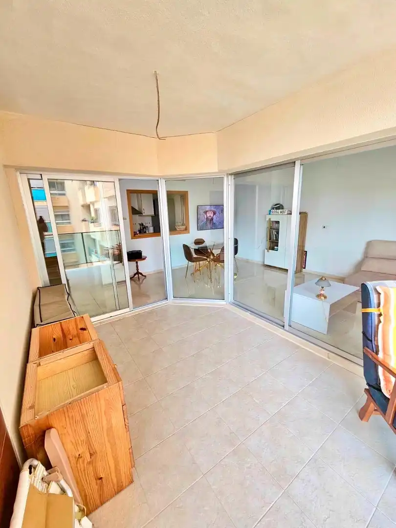 Balcony of Flat for sale in Villajoyosa / La Vila Joiosa  with Air Conditioner, Private garden and Terrace