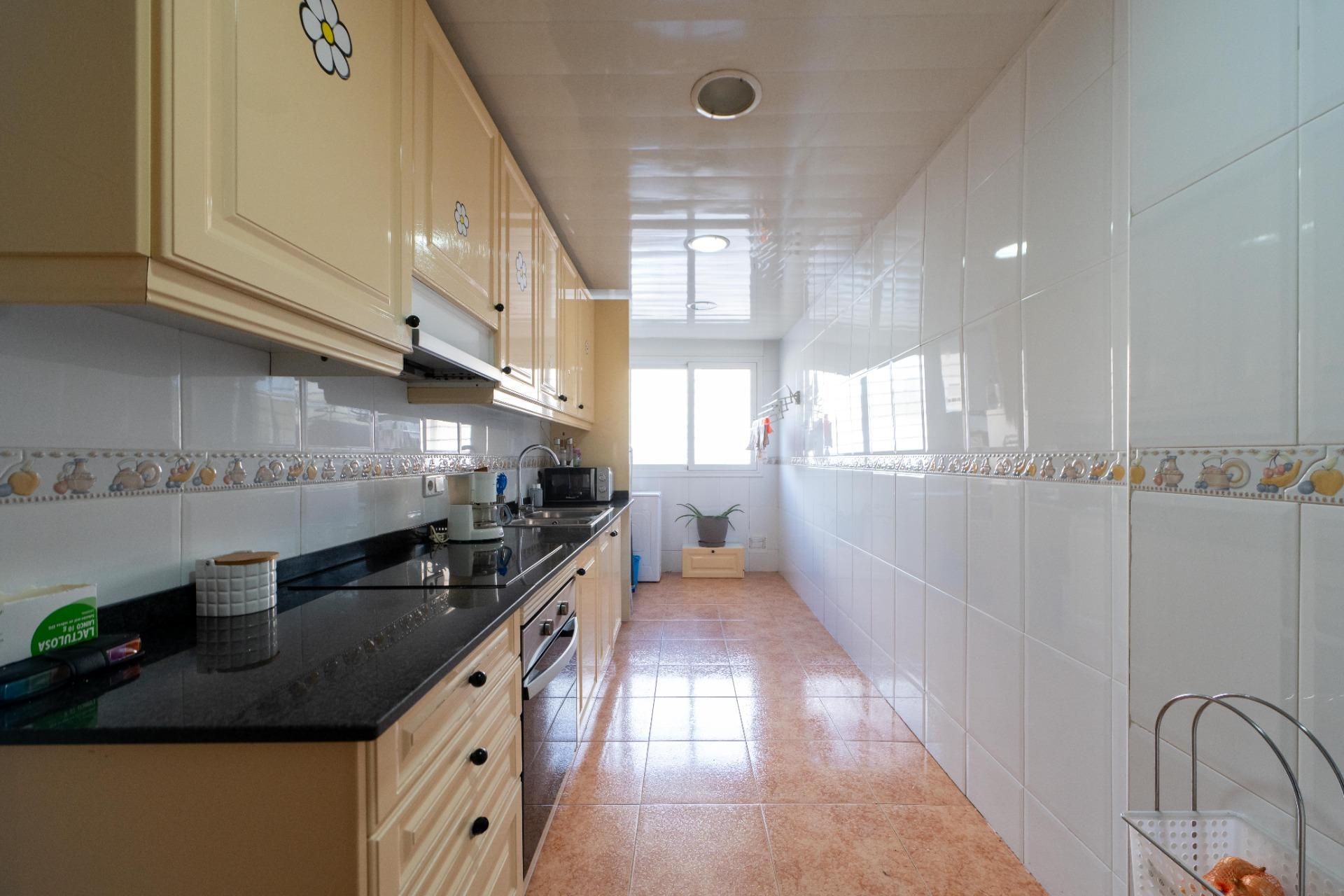 Kitchen of Flat for sale in Pineda de Mar  with Heating, Terrace and Balcony