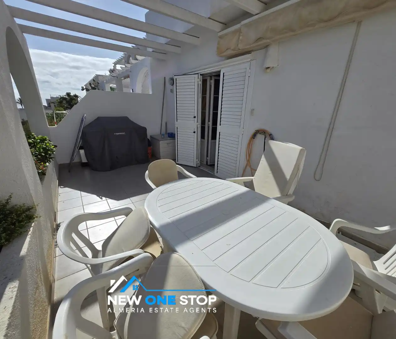Terrace of Apartments for sale in Mojácar Playa - Las Ventanicas - La Paratá