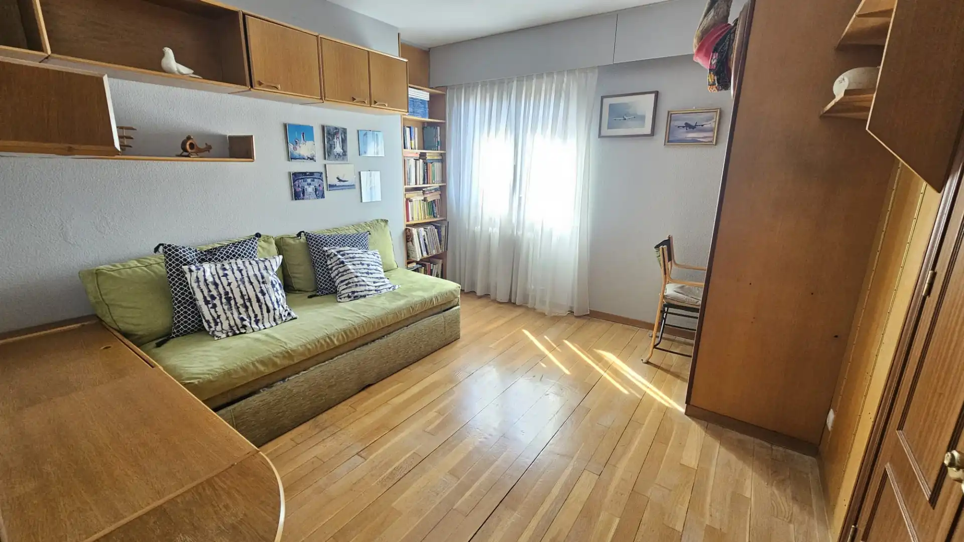 Schlafzimmer von Wohnung zum Verkauf in Madrid mit Klimaanlage, Heizung und Privatgarten