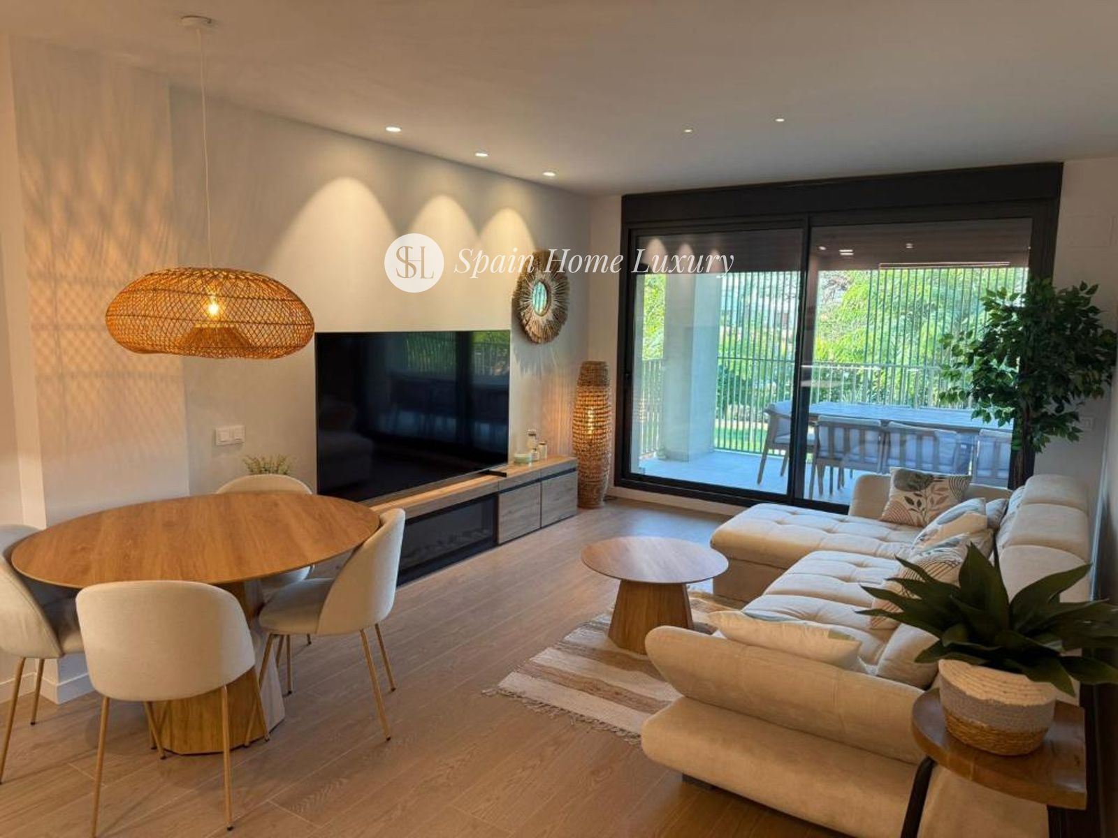 Living room of Flat for sale in Jávea / Xàbia  with Air Conditioner, Storage room and Swimming Pool