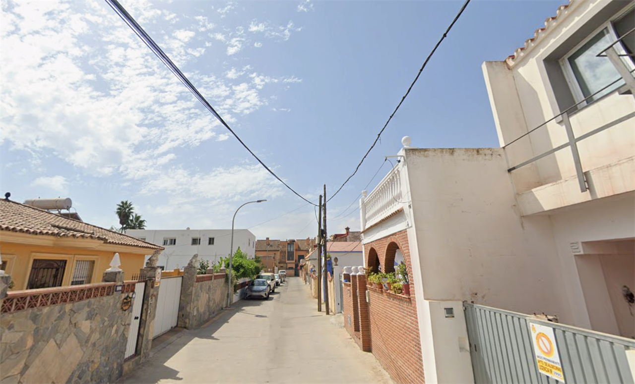 Exterior view of Single-family semi-detached for sale in Algeciras