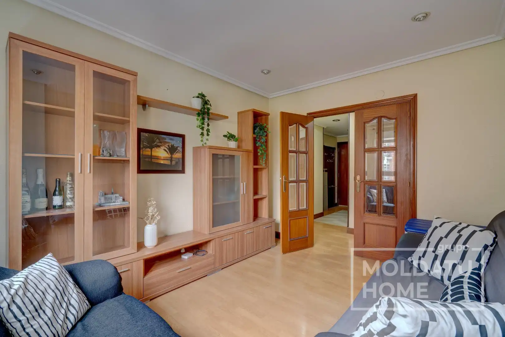 Living room of Flat for sale in Andoain  with Heating, Terrace and Furnished