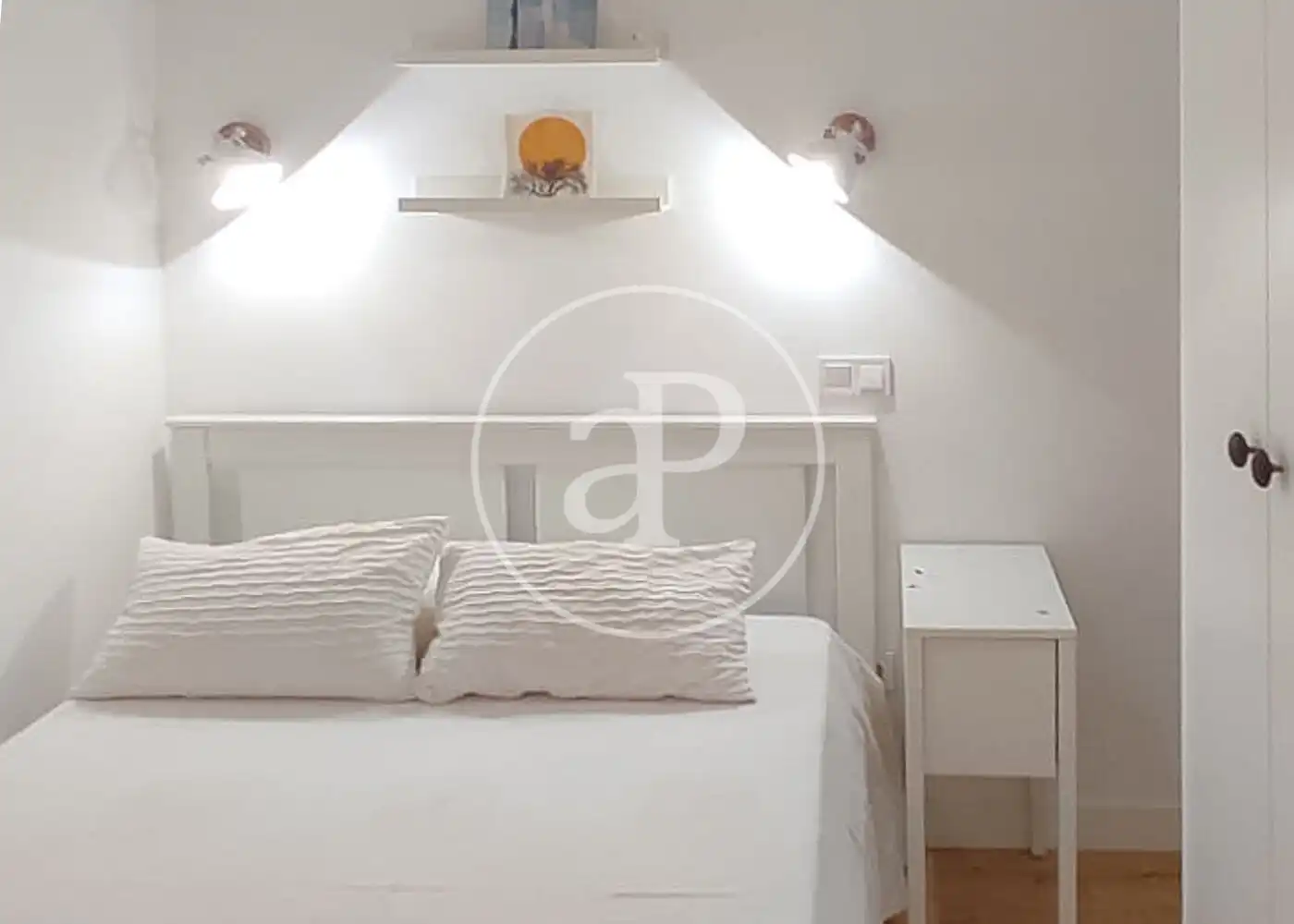 Bedroom of Flat for rent in Madrid  with Heating and Furnished