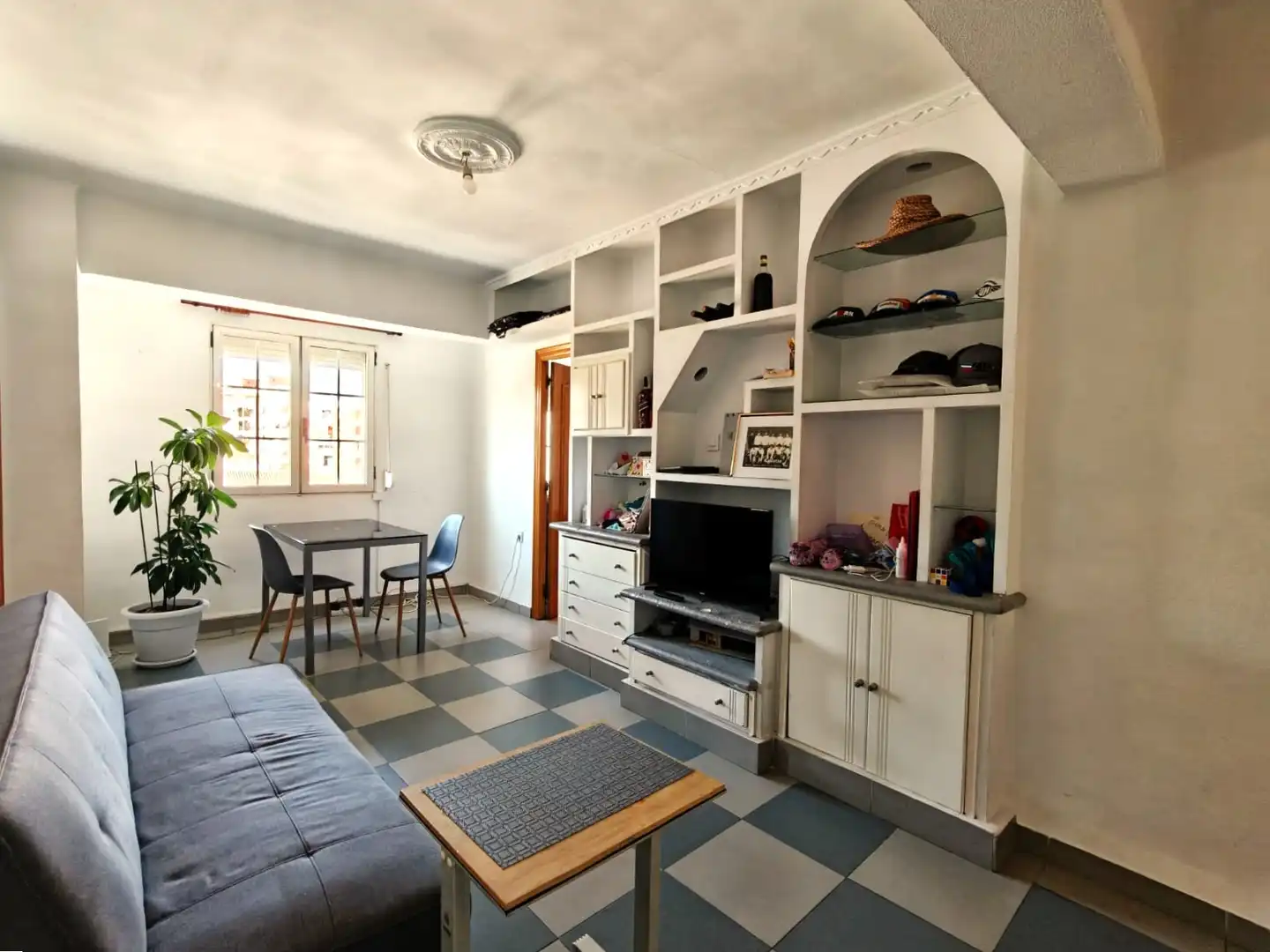 Sala de estar de Piso en venta en  Valencia Capital con Amueblado, Horno y Lavadora