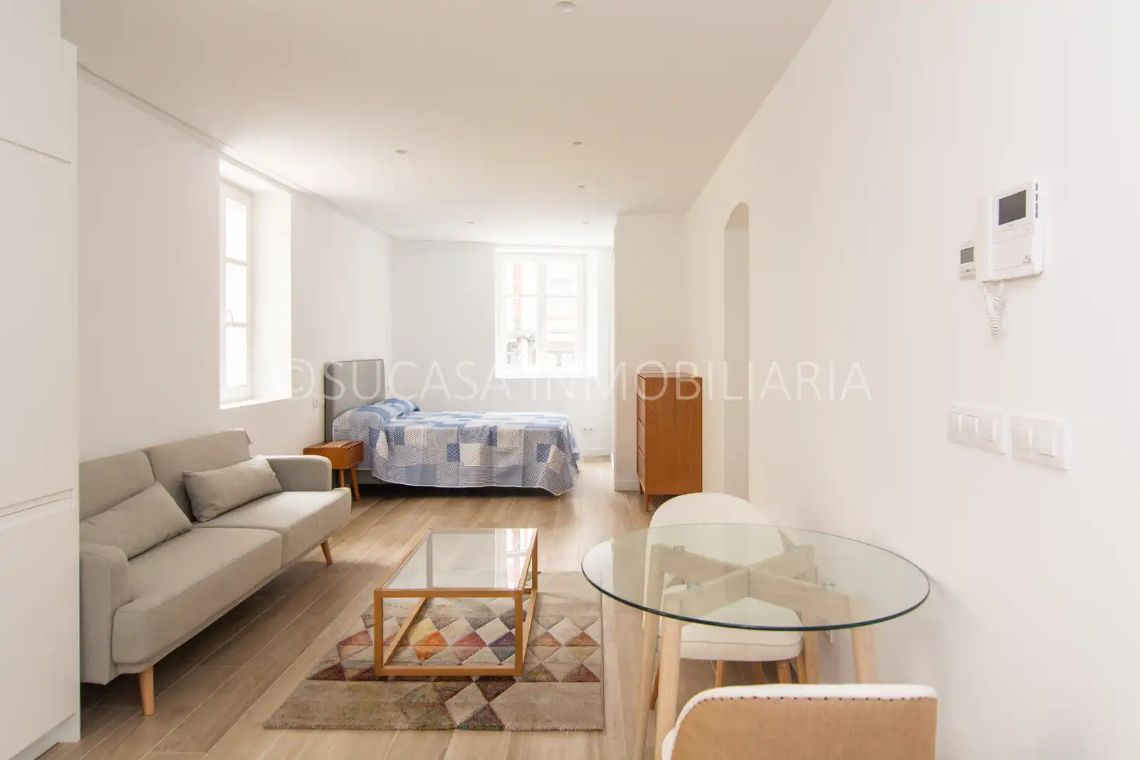 Study for rent in A Coruña Capital   with Heating, Furnished and Oven