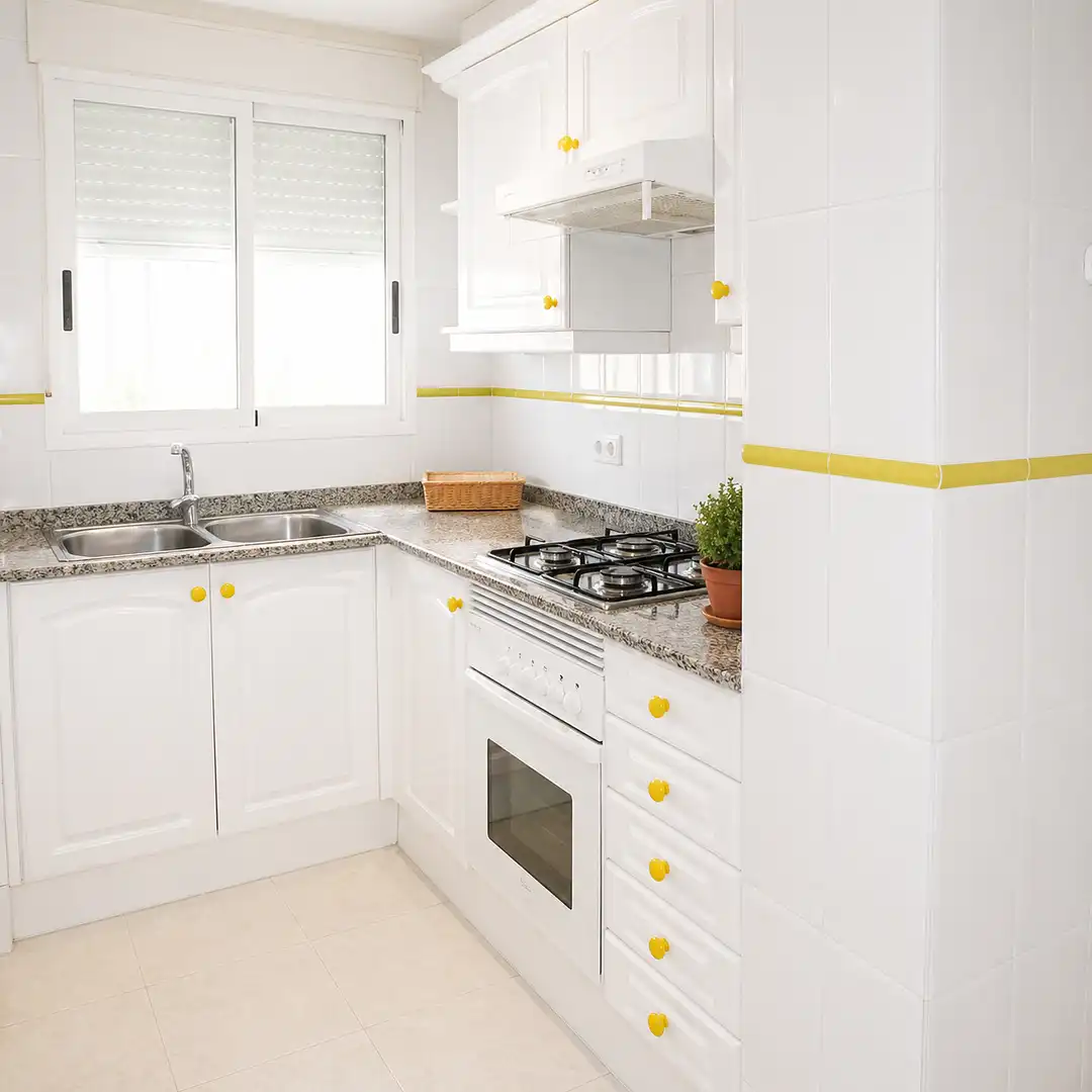 Cocina de Apartamento de alquiler en Peñíscola / Peníscola con Aire acondicionado, Calefacción y Terraza