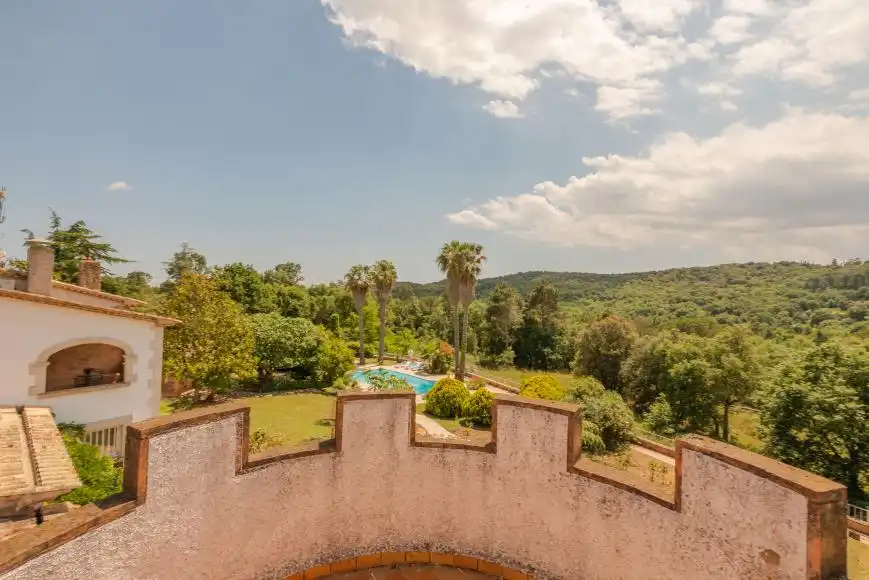 Jardí de Finca rústica en venda en Riudarenes amb Aire condicionat, Calefacció i Jardí privat