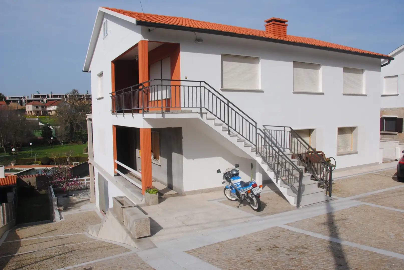 Exterior view of Houses for rent in Sanxenxo  with Private garden, Parquet flooring and Terrace