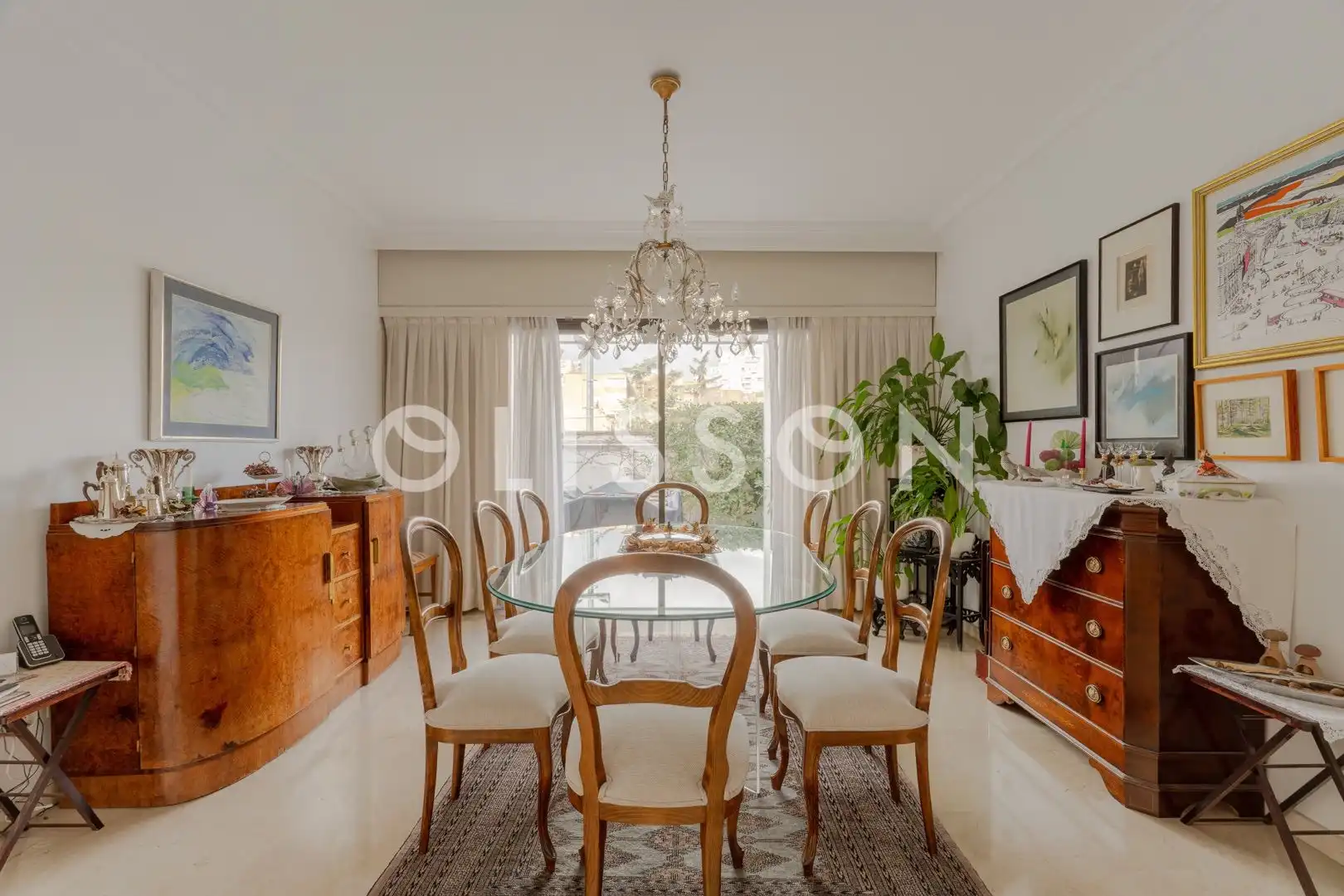 Comedor de Casa o chalet en venta en Madrid con Aire acondicionado, Calefacción y Jardín privado
