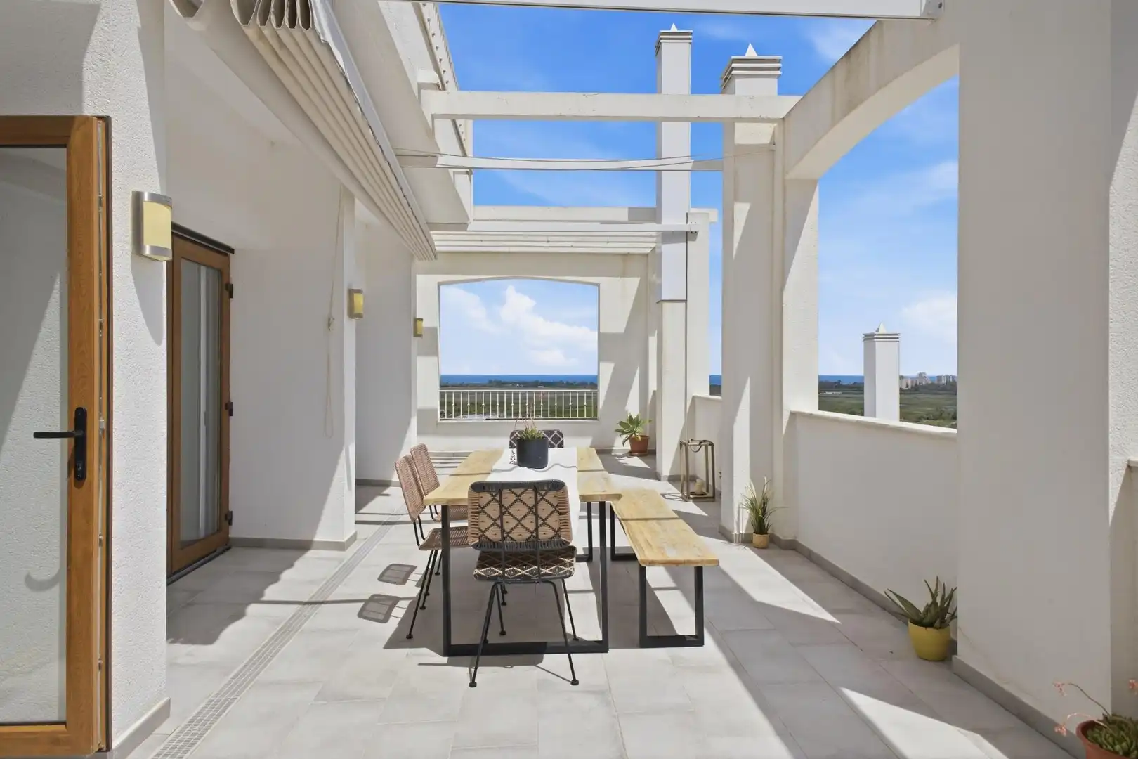 Terraza de Ático en venta en Xeresa con Aire acondicionado, Jardín privado y Terraza