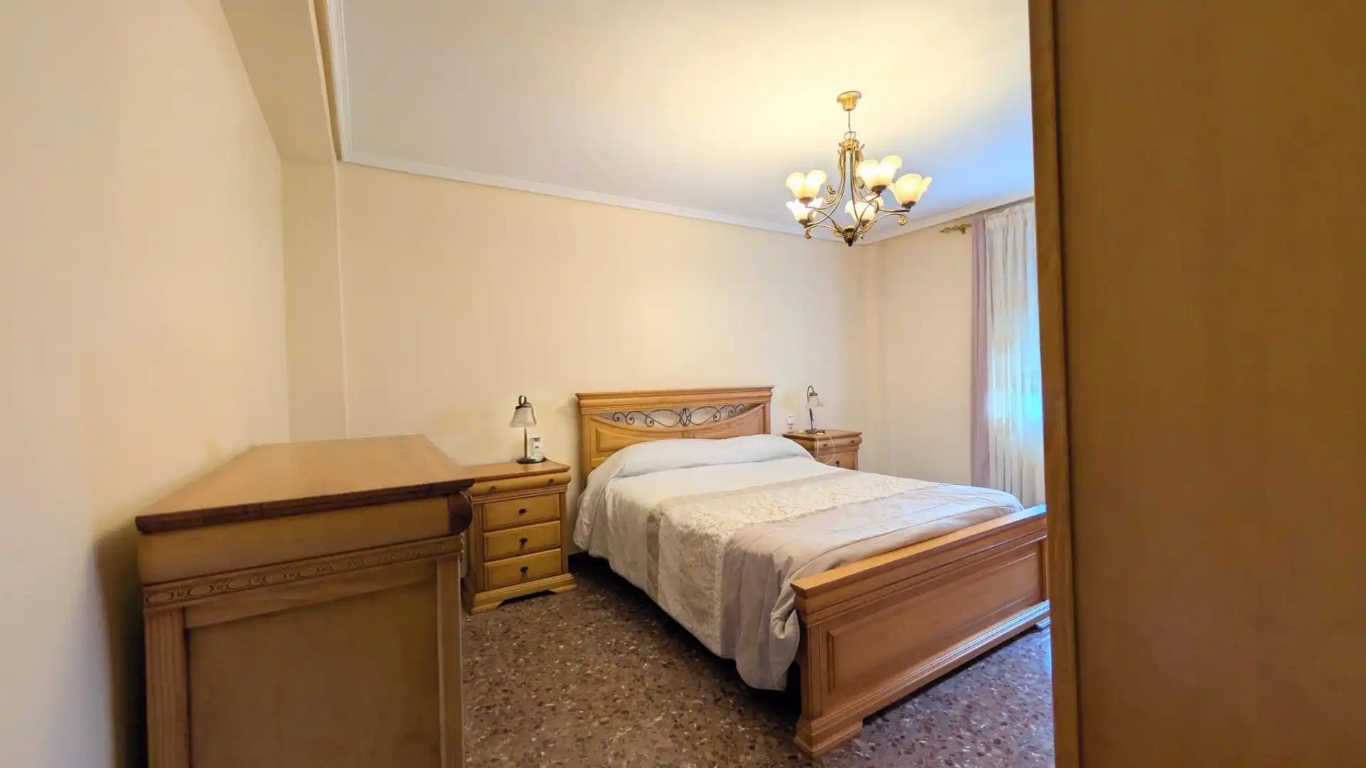 Bedroom of Flat for sale in Elche / Elx  with Air Conditioner and Balcony