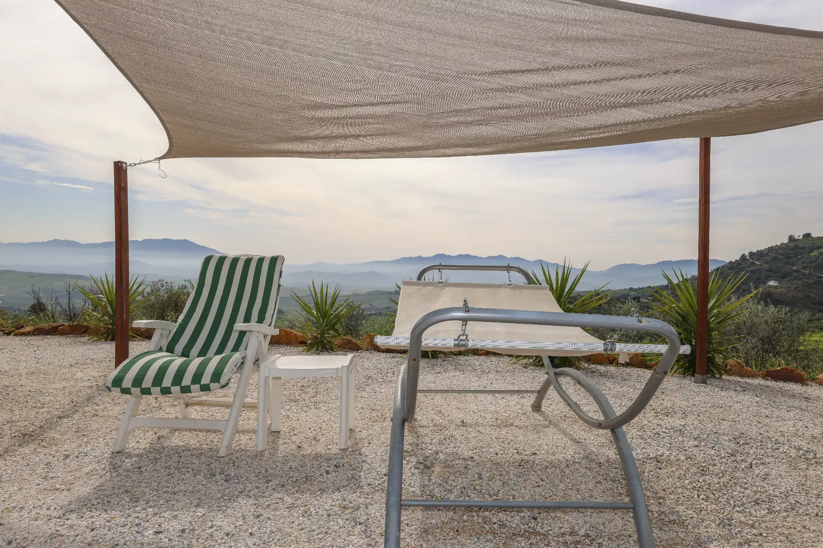 Terraza de Casa o chalet en venta en Casarabonela con Aire acondicionado, Jardín privado y Piscina