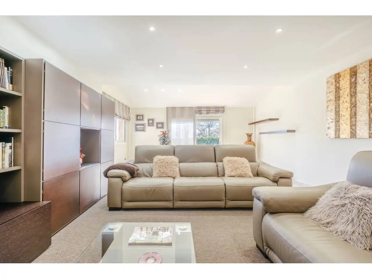 Living room of Houses for sale in Matadepera  with Heating, Private garden and Terrace