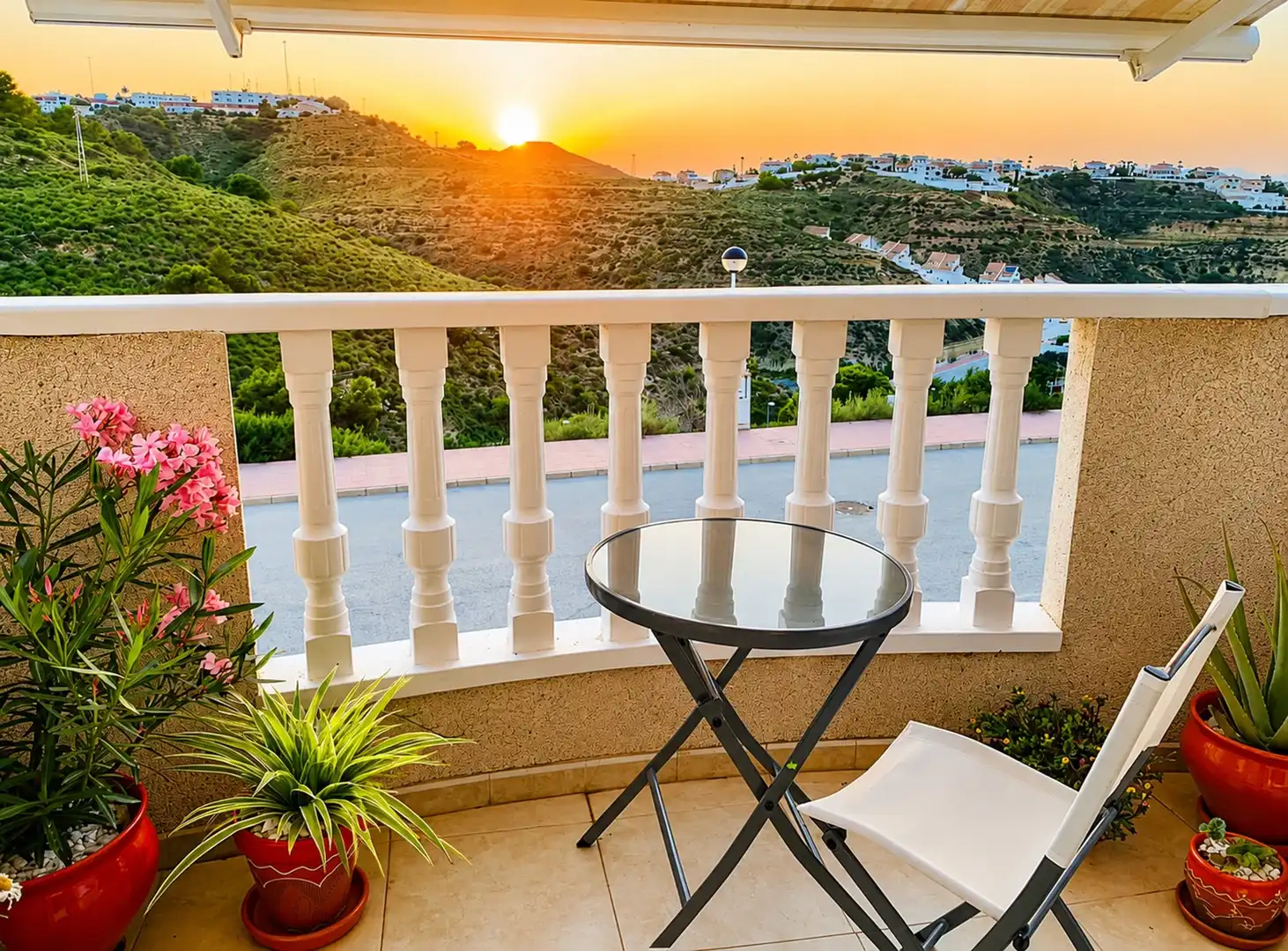 Balcony of Houses for sale in Rojales  with Air Conditioner, Terrace and Swimming Pool
