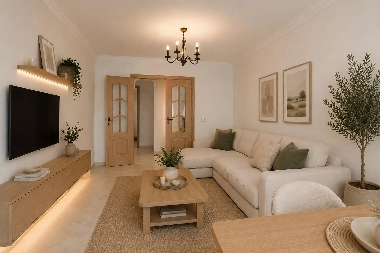 Wohnzimmer von Wohnungen zum Verkauf in Estepona mit Möbliert