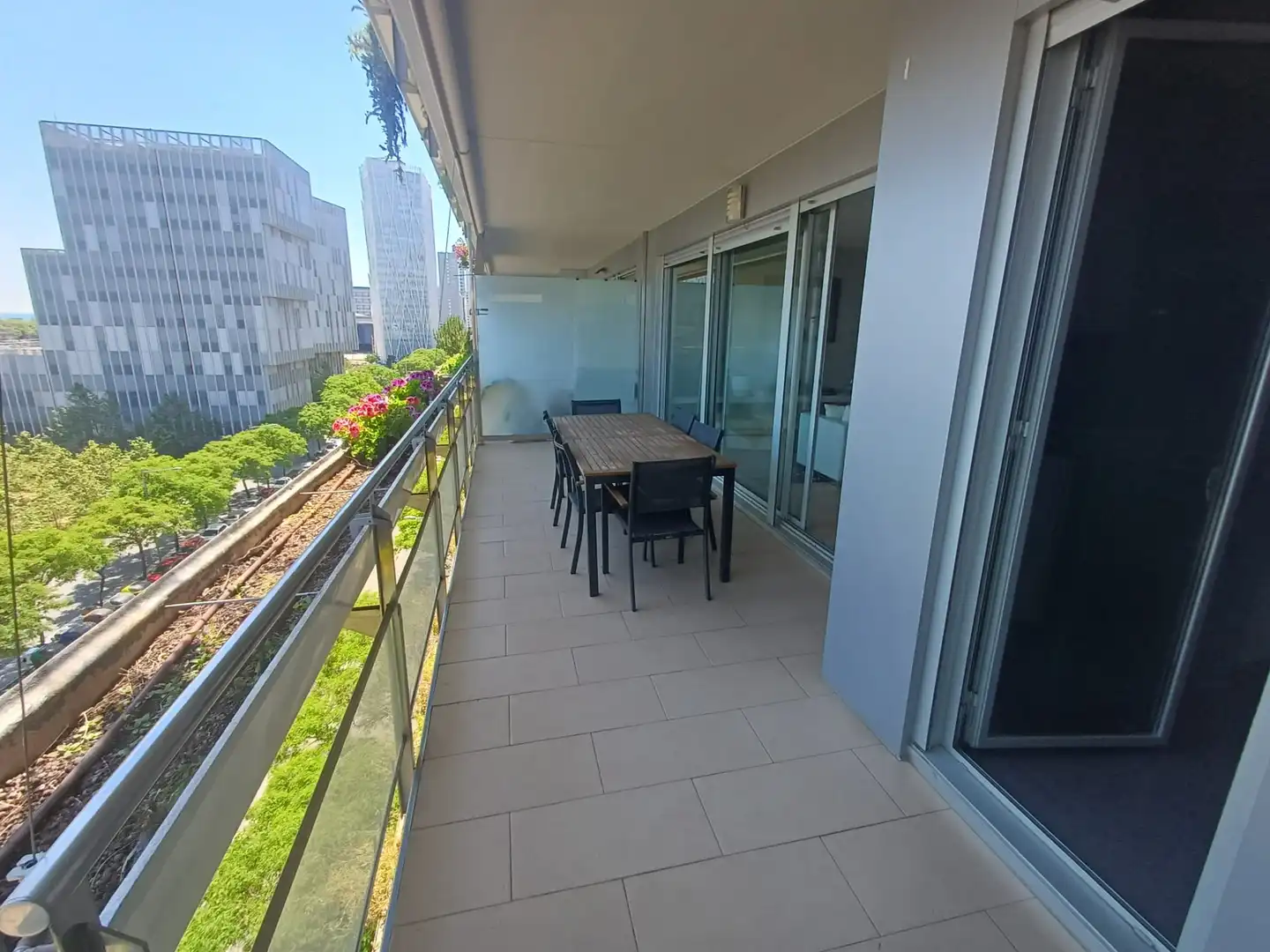 Terraza de Piso en venta en Sant Adrià de Besòs con Aire acondicionado, Calefacción y Jardín privado