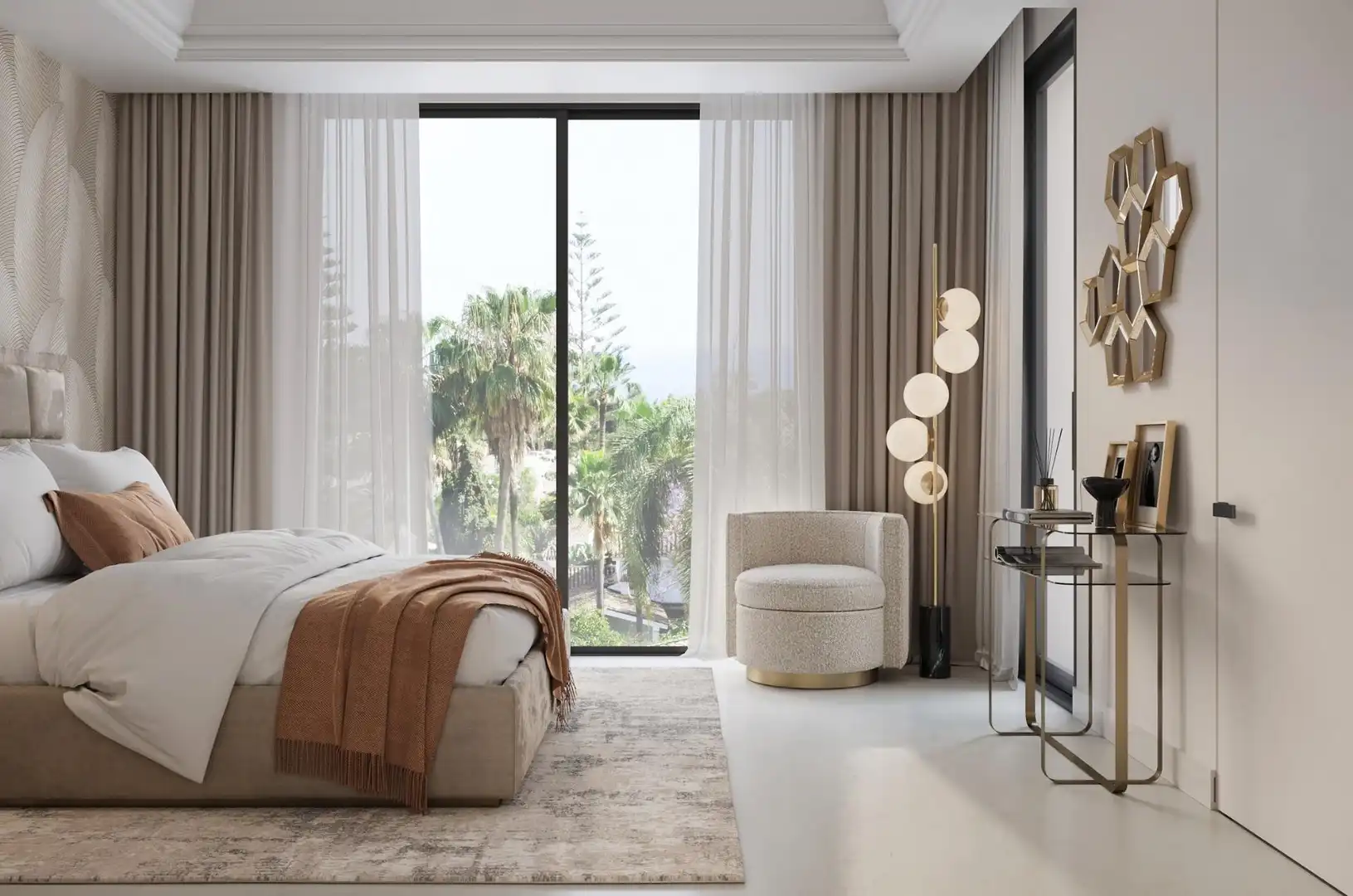 Bedroom of Houses for sale in Marbella  with Air Conditioner, Heating and Private garden