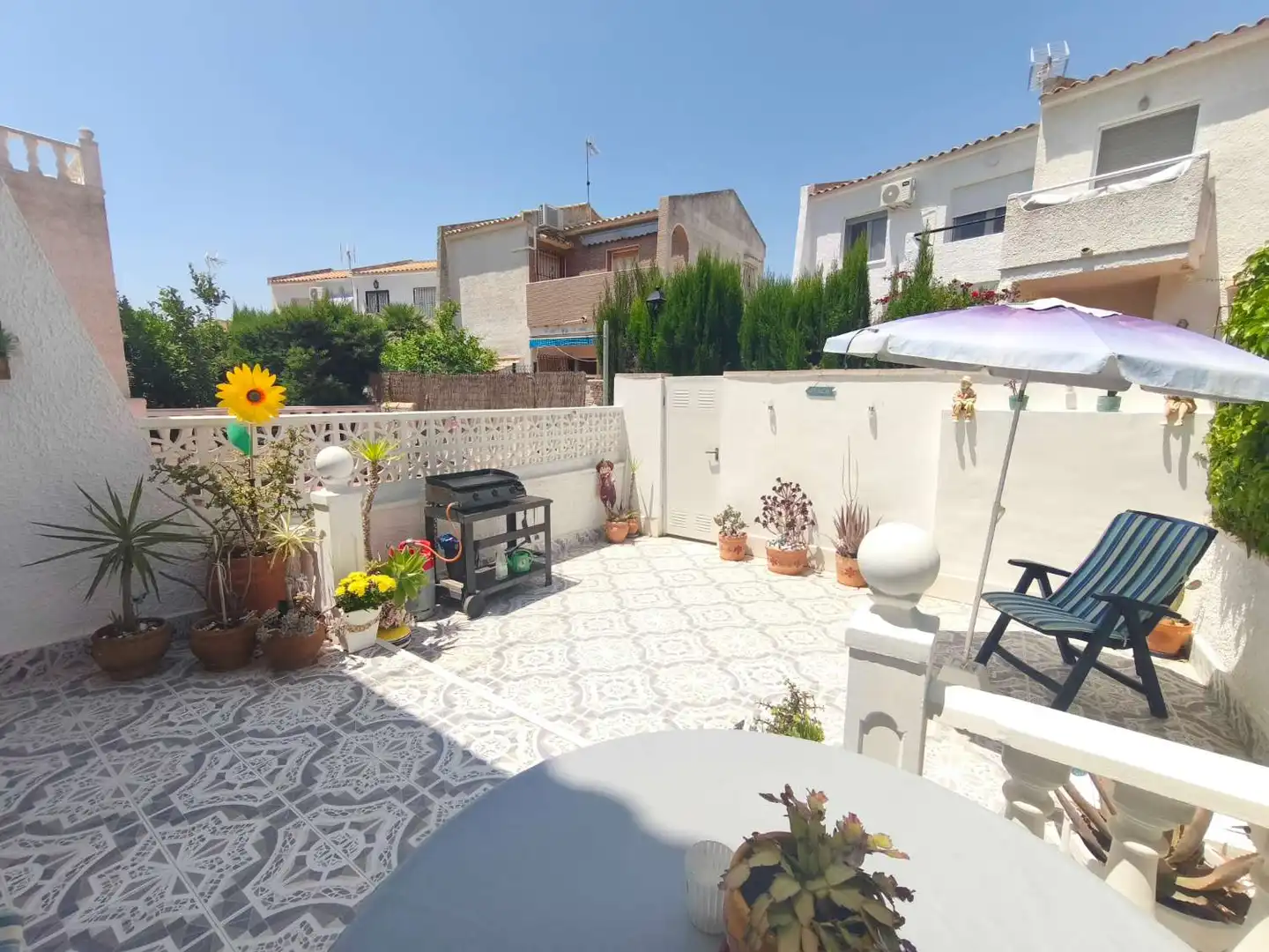 Terrasse von Maisonette zum Verkauf in Orihuela mit Klimaanlage, Heizung und Terrasse