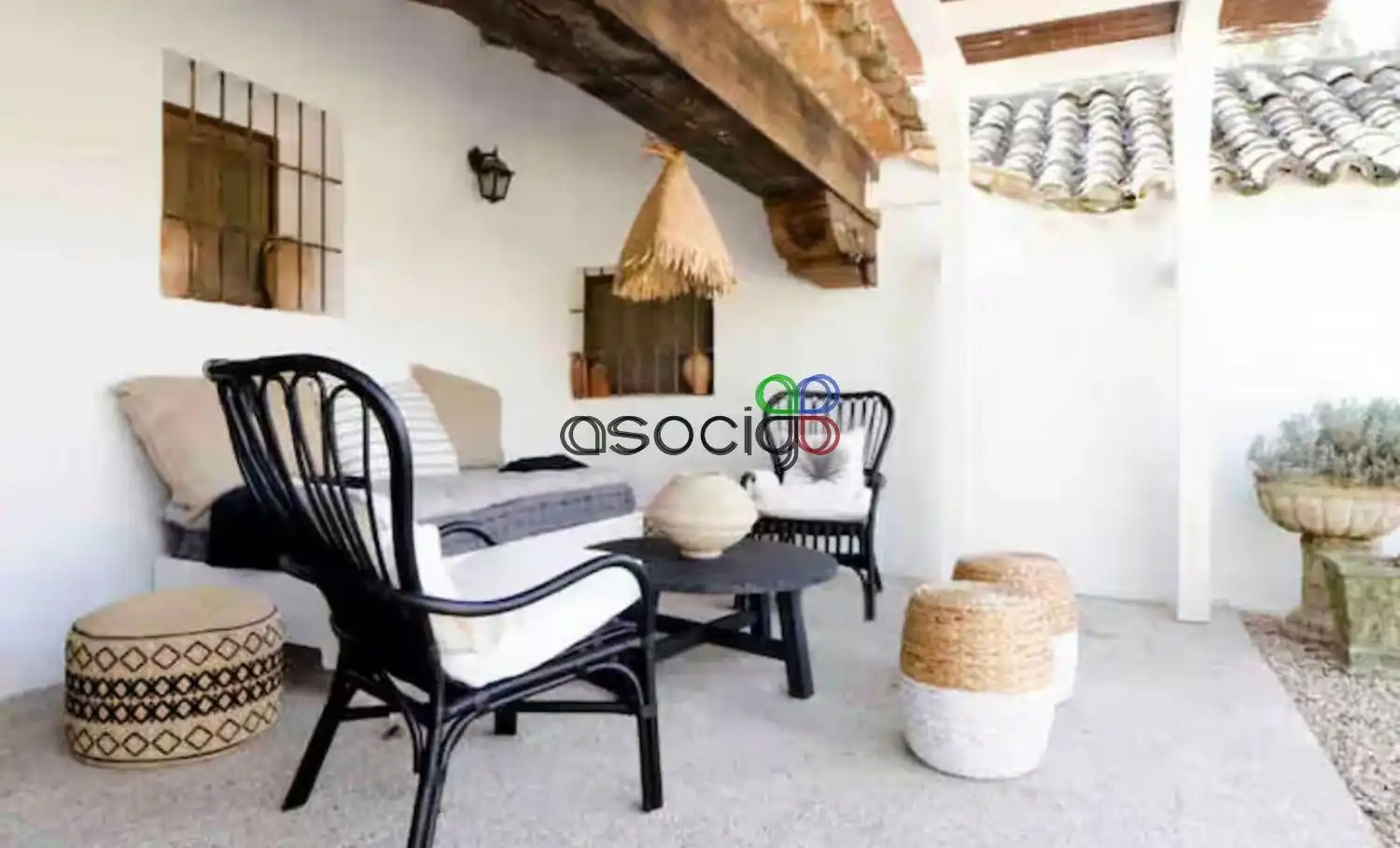 Terraza de Casa o chalet en venta en Heras de Ayuso con Jardín privado, Terraza y Piscina
