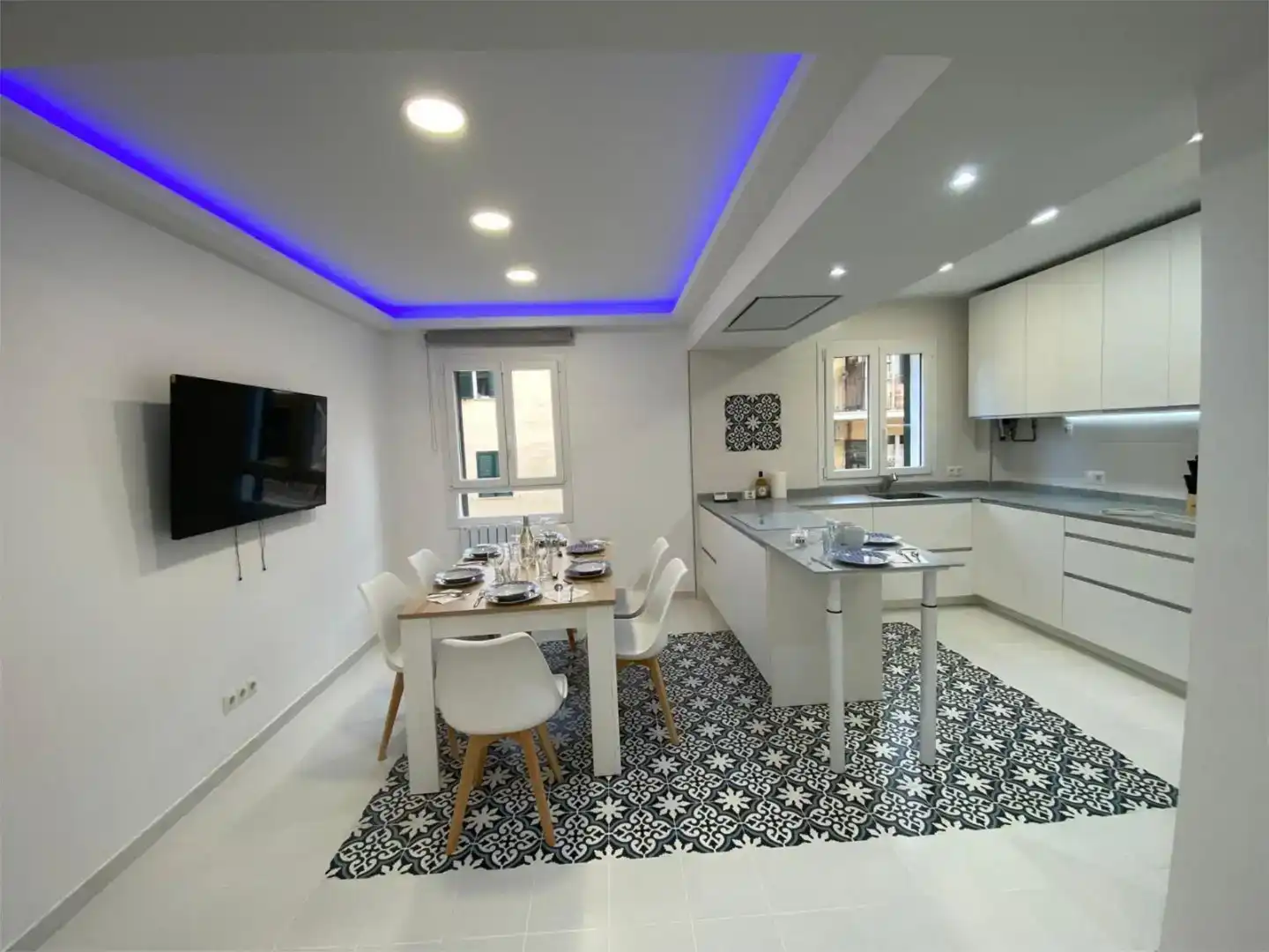 Cocina de Piso de alquiler en Sóller con Aire acondicionado, Amueblado y Balcón