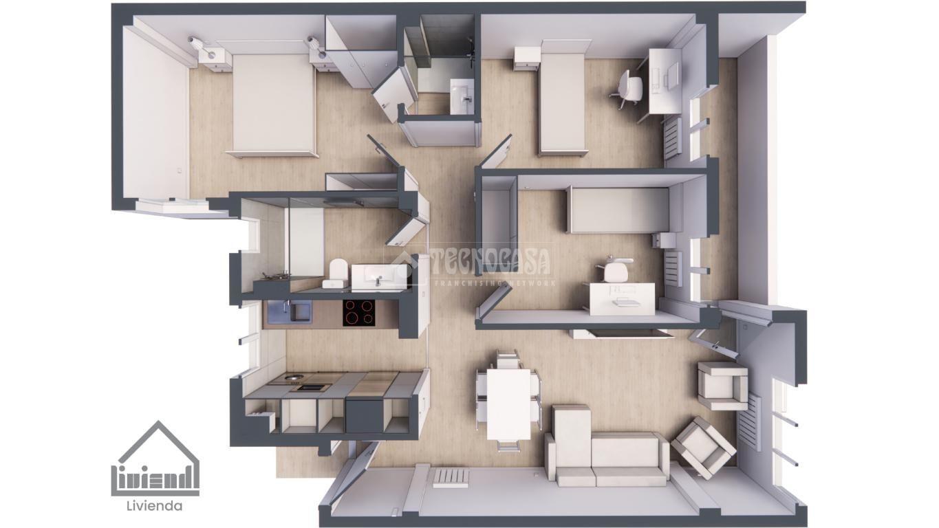 Flat for sale in Coslada  with Heating
