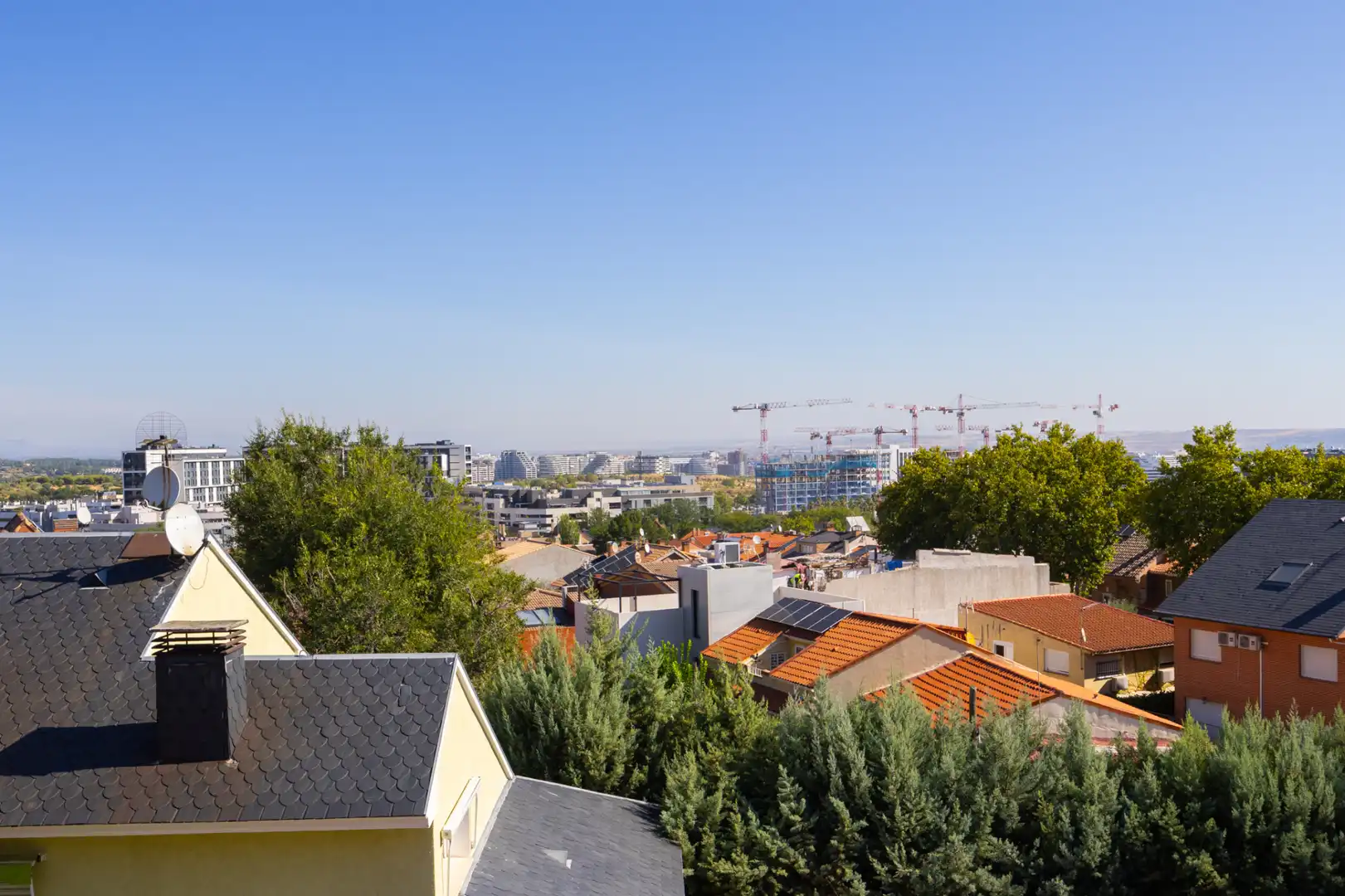 Vista exterior de Casa o chalet en venta en Madrid con Aire acondicionado, Calefacción y Terraza