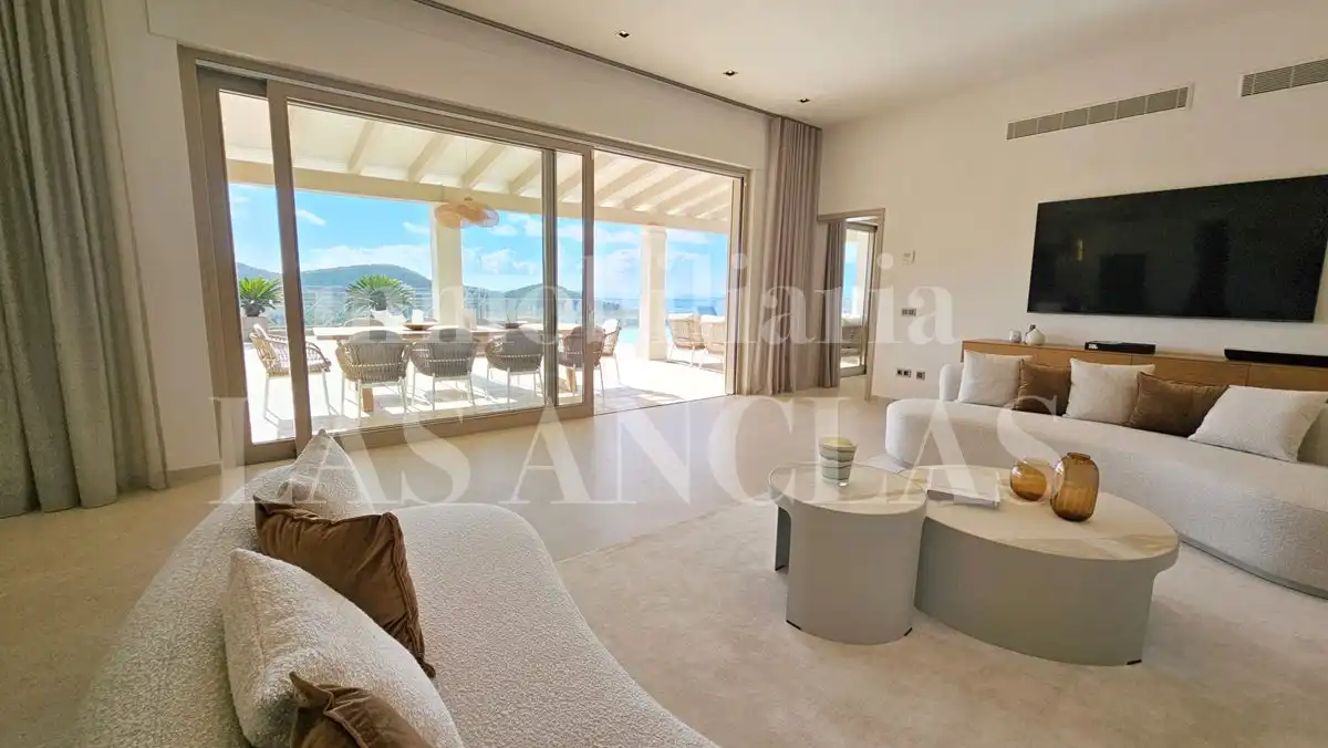 Sala d'estar de Casa o xalet en venda en Santa Eulària des Riu amb Aire condicionat, Calefacció i Terrassa