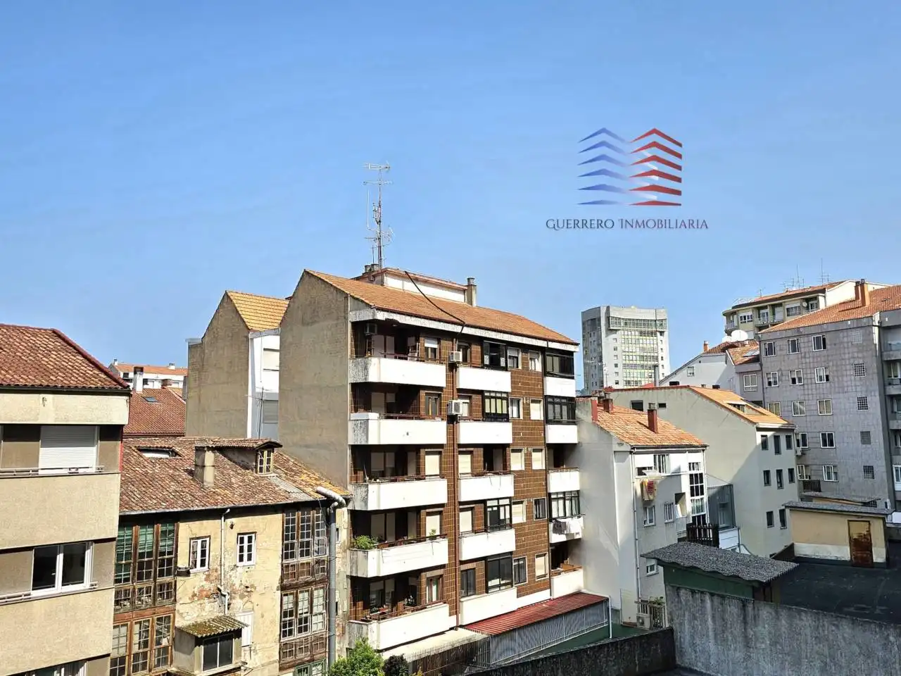 Exterior view of Flat for rent in Ourense Capital   with Heating, Parquet flooring and Terrace