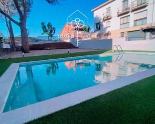 Swimming pool of Duplex for sale in Begues  with Air Conditioner, Heating and Parquet flooring