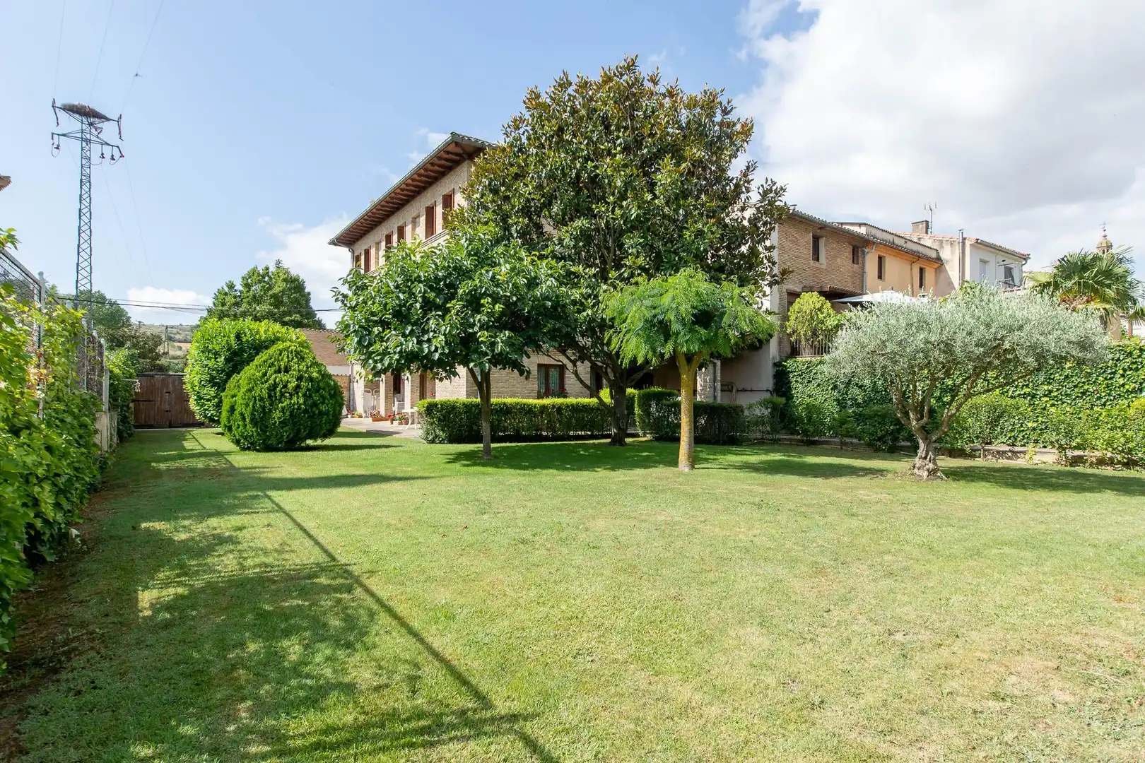 Jardín de Casa o chalet en venta en Puente la Reina / Gares con Calefacción, Jardín privado y Trastero