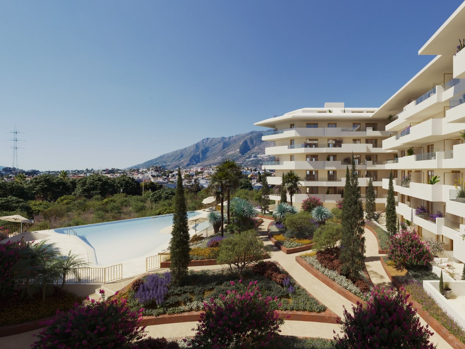 Jardín de Apartamento en venta en Fuengirola con Aire acondicionado, Terraza y Piscina