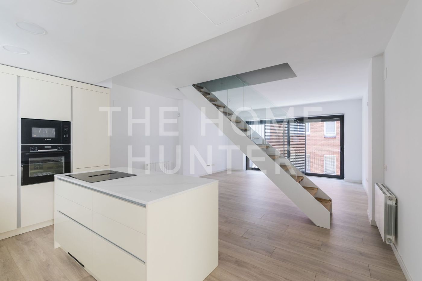 Kitchen of Flat for sale in  Barcelona Capital  with Air Conditioner, Heating and Private garden