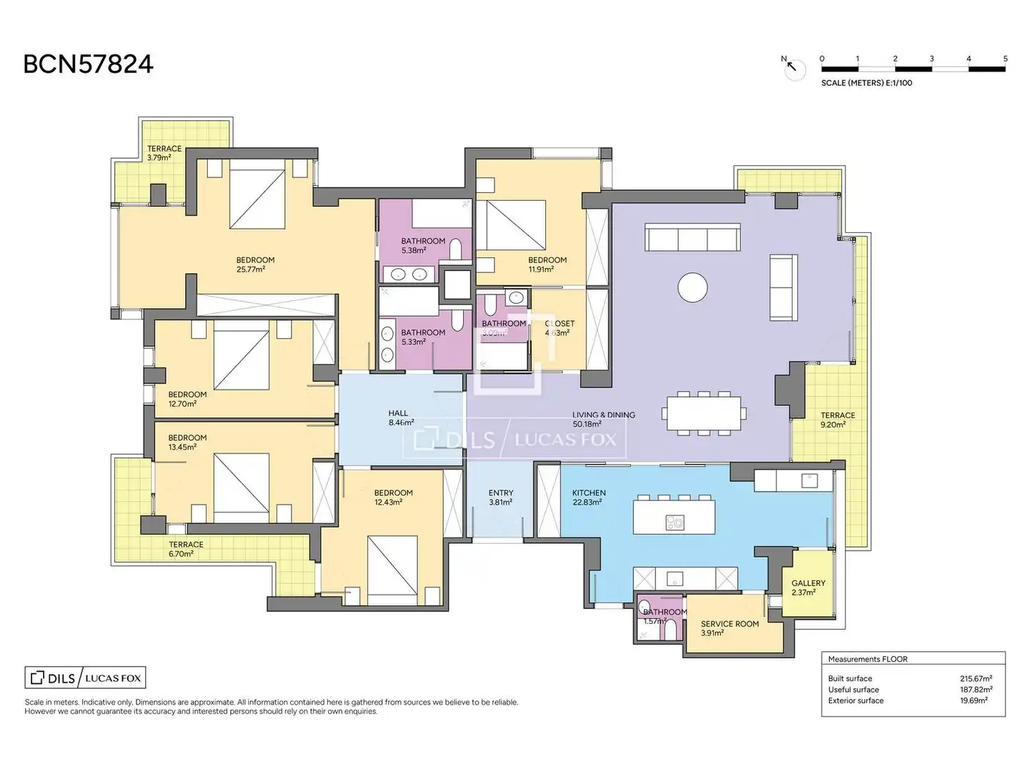 Piso en venta en Barcelona con Aire acondicionado, Calefacción y Parquet