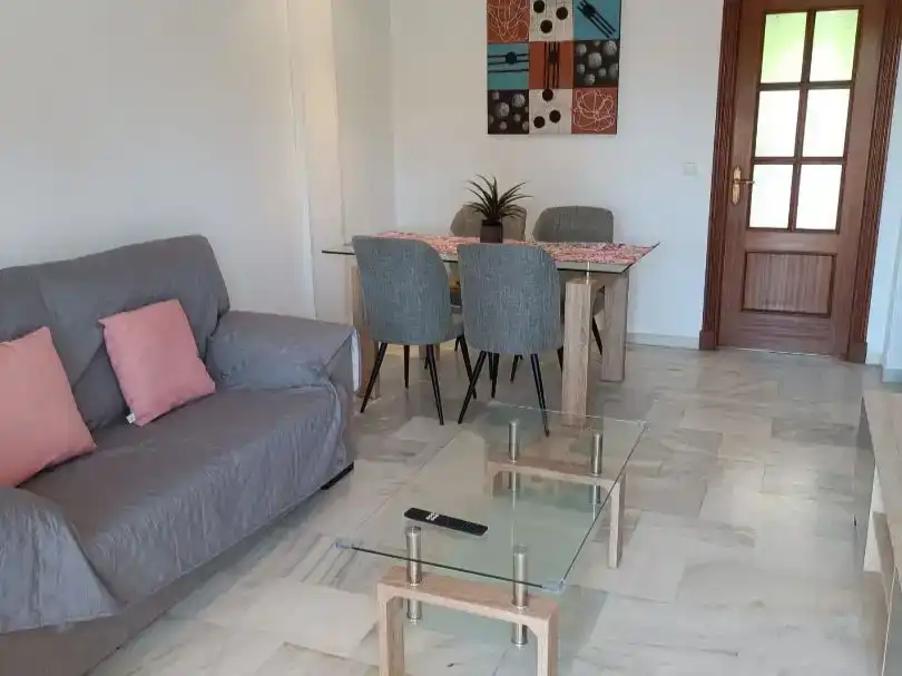 Sala d'estar de Apartament de lloguer en Novo Sancti Petri