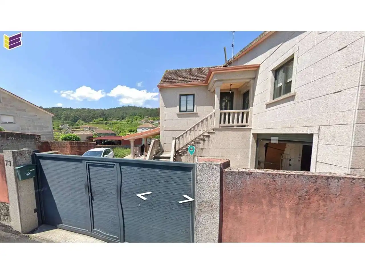 Vista exterior de Casa o chalet en venta en Vilaboa con Calefacción, Jardín privado y Terraza