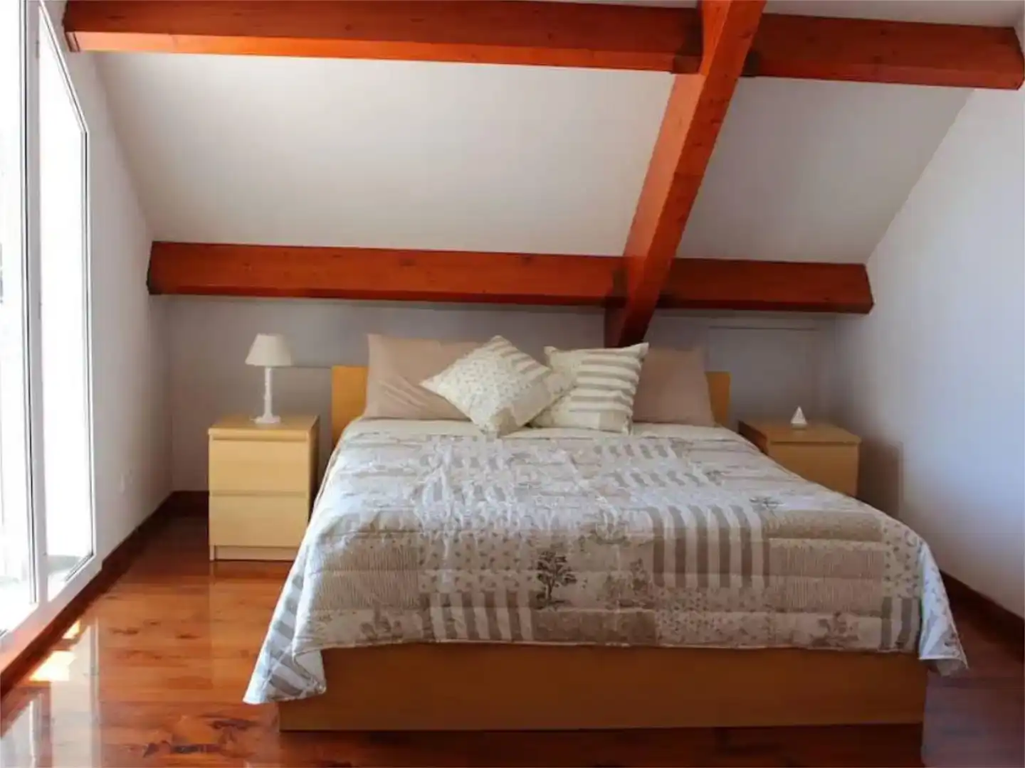 Dormitori de Casa o xalet de lloguer en Llagostera amb Aire condicionat, Jardí privat i Parquet