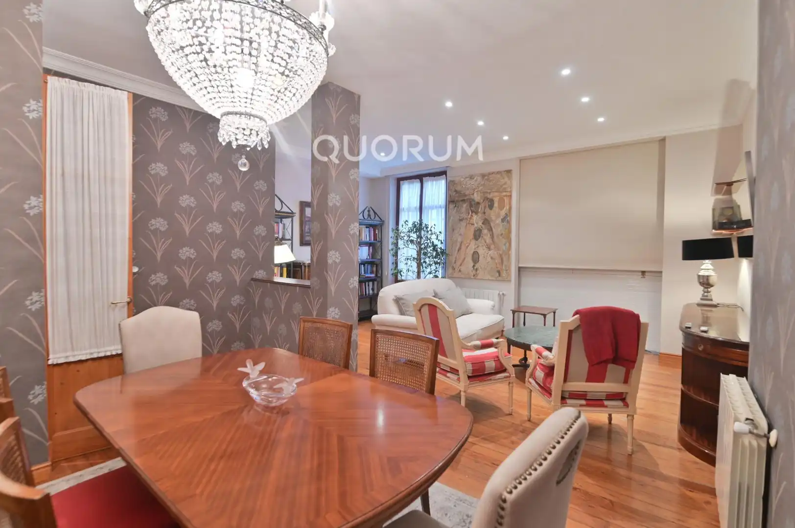 Esszimmer von Wohnung zum Verkauf in Bilbao  mit Heizung und Balkon