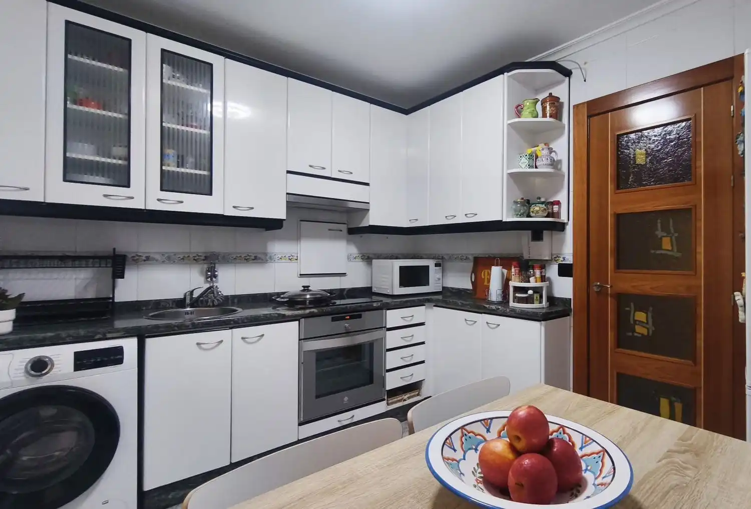 Kitchen of Flat for sale in Gijón   with Heating and Swimming Pool