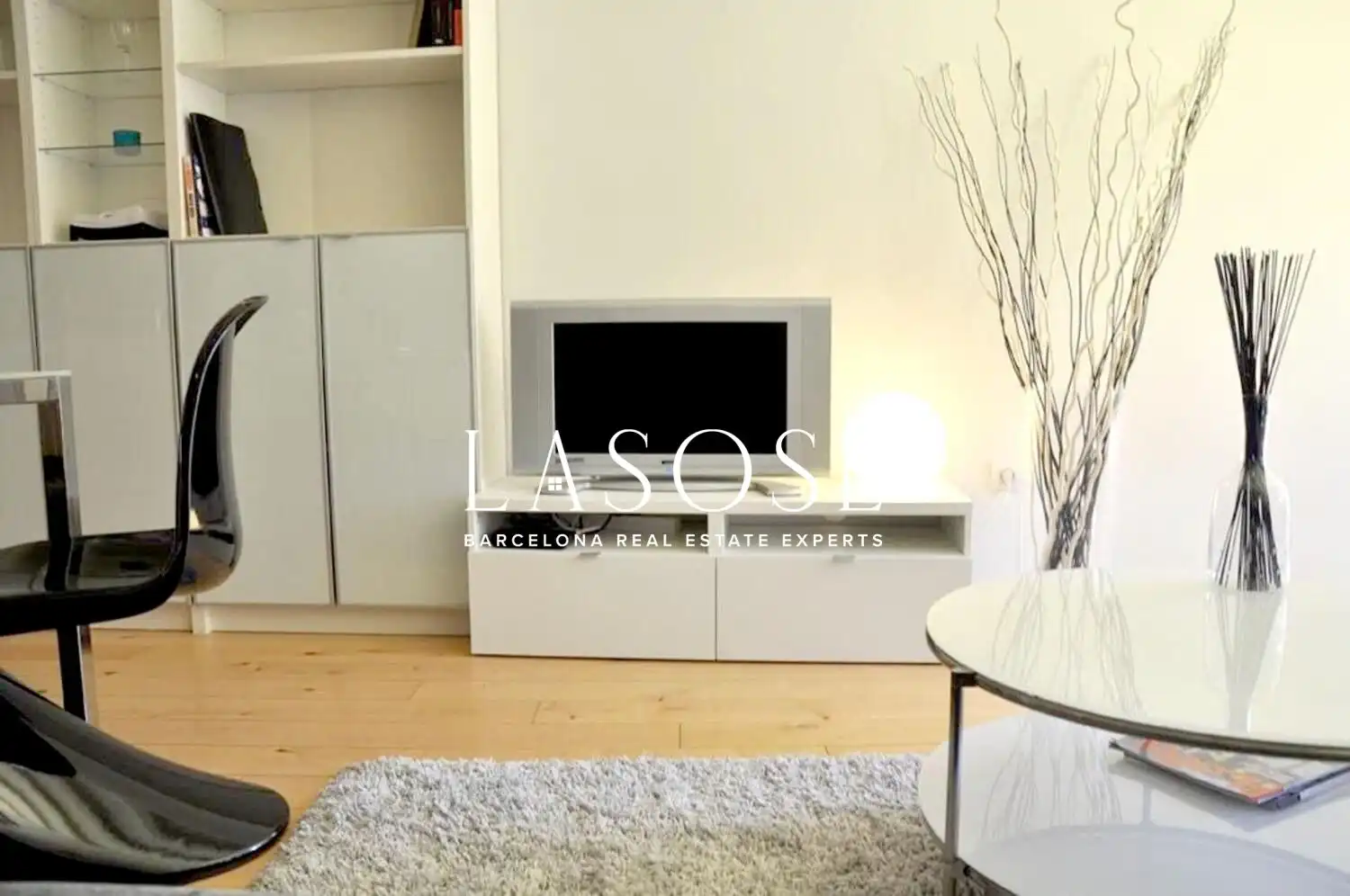 Living room of Study for rent in Barcelona  with Furnished