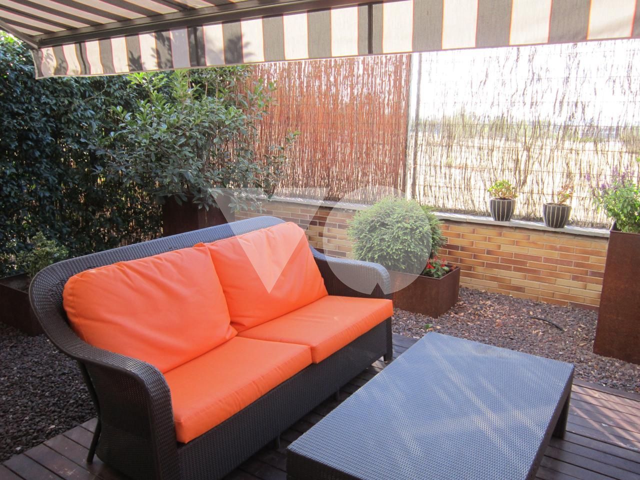 Terrassa de Apartament de lloguer en Las Rozas de Madrid amb Aire condicionat, Jardí privat i Terrassa